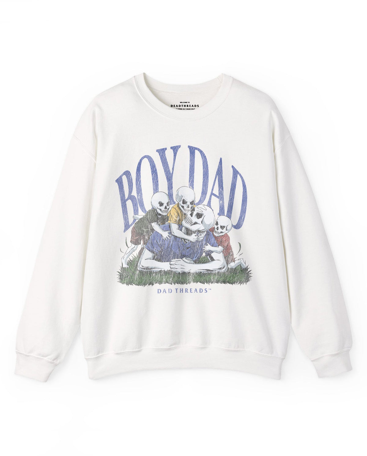 BOY DAD v3 (FULL HOUSE) - CREWNECK SWEATSHIRT – Sweatshirt – Dead Threads Apparel
