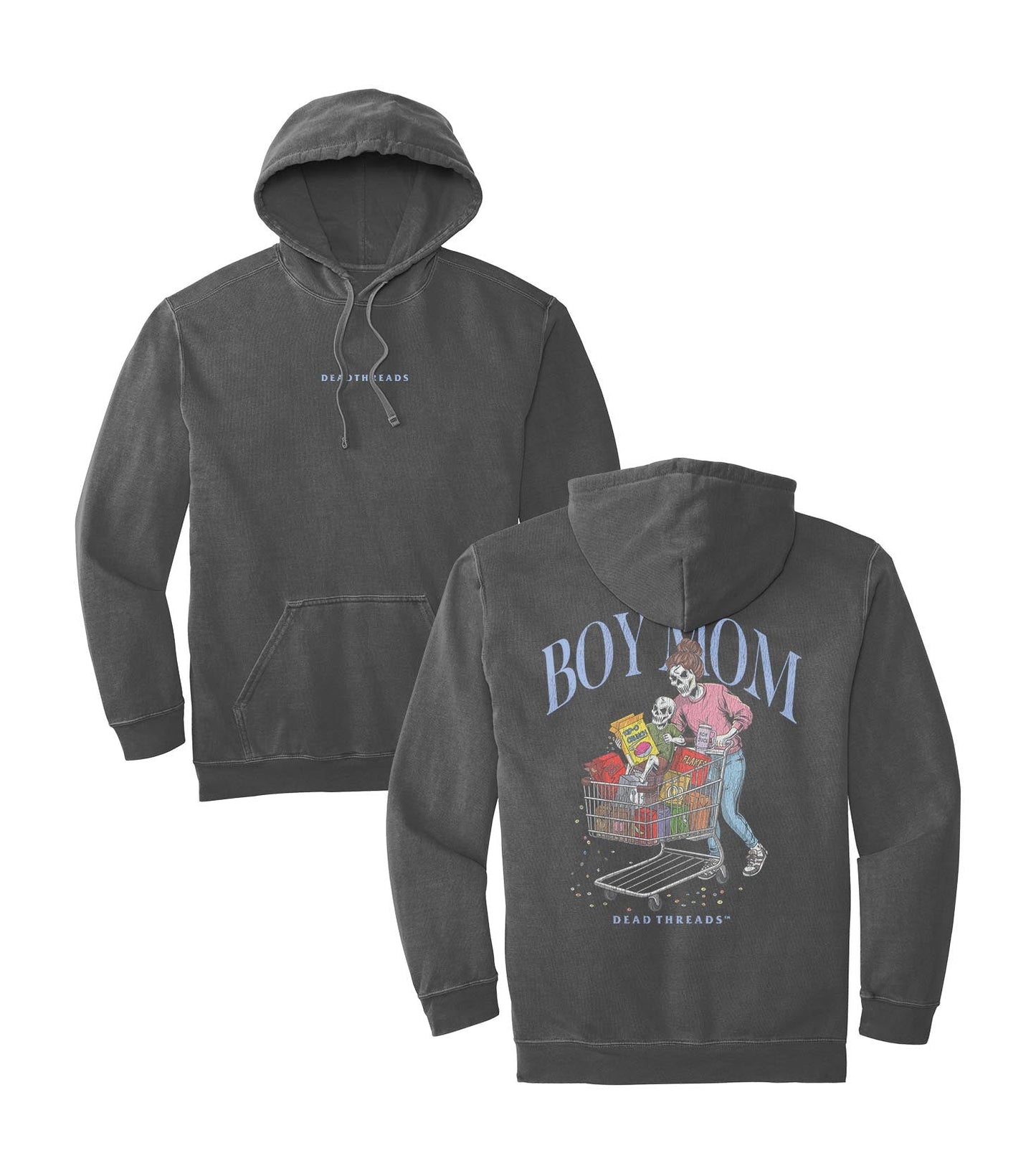 BOY MOM v1 - “DT ESSENTIAL" HOODIE – Hoodie – Dead Threads Apparel