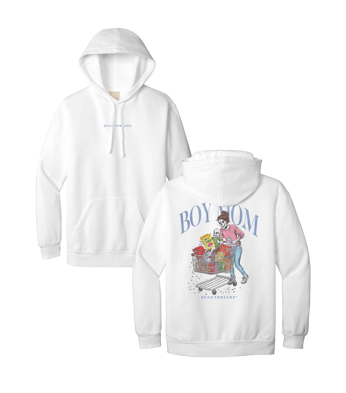 BOY MOM v1 - “DT ESSENTIAL" HOODIE – Hoodie – Dead Threads Apparel