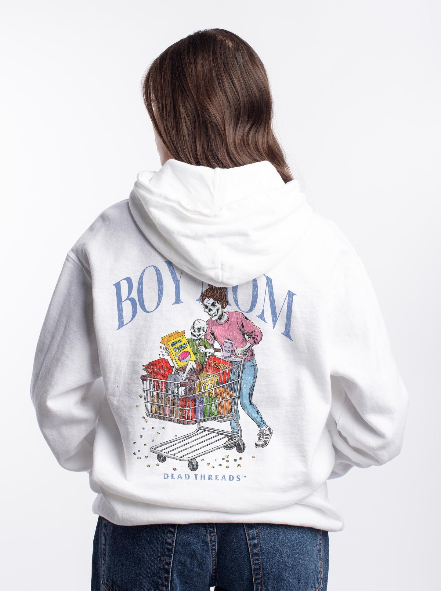 BOY MOM v1 - “DT ESSENTIAL" HOODIE – Hoodie – Dead Threads Apparel