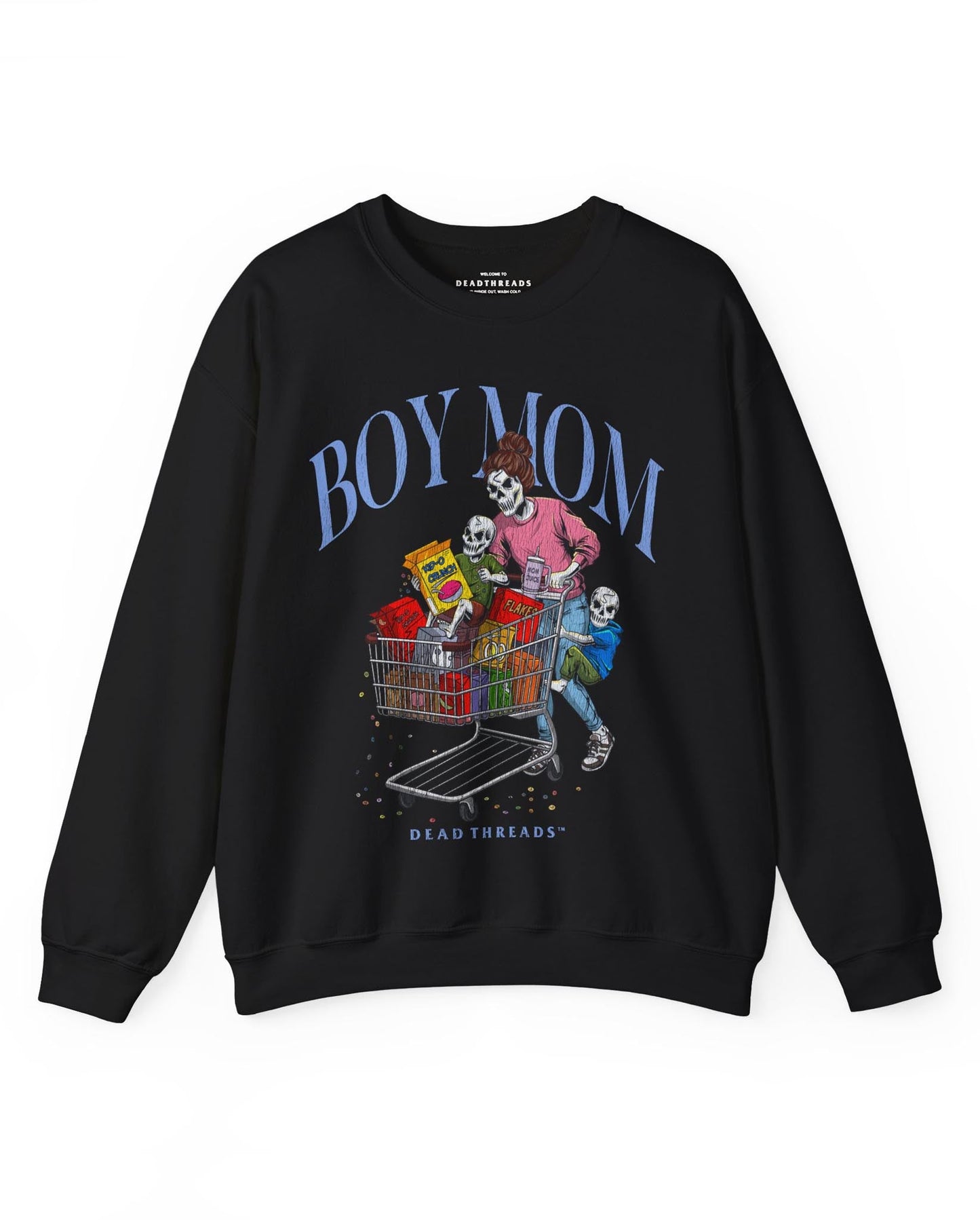 BOY MOM v2 - CREWNECK SWEATSHIRT – Sweatshirt – Dead Threads Apparel
