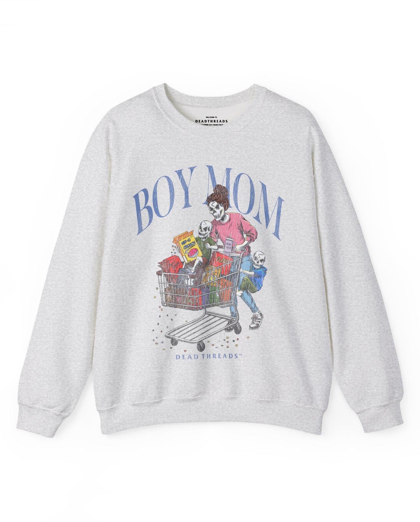 BOY MOM v2 - CREWNECK SWEATSHIRT – Sweatshirt – Dead Threads Apparel