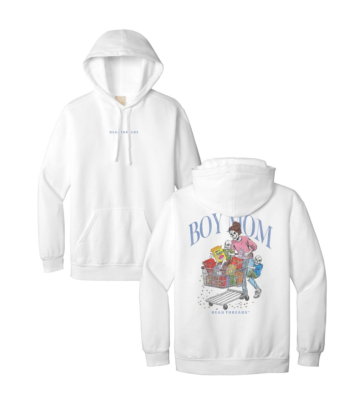 BOY MOM v2 - “DT ESSENTIAL" HOODIE – Hoodie – Dead Threads Apparel
