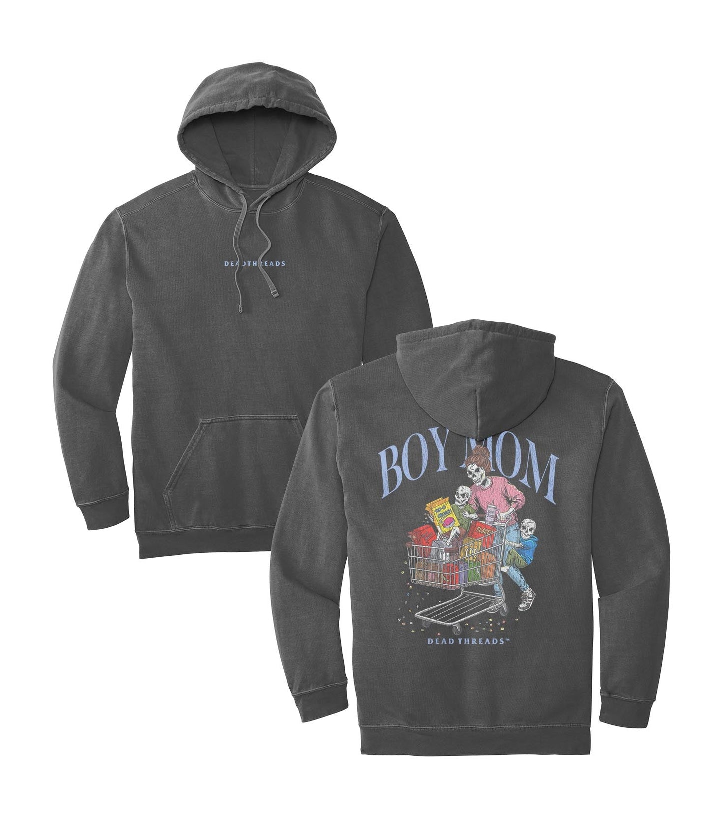 BOY MOM v2 - “DT ESSENTIAL" HOODIE – Hoodie – Dead Threads Apparel