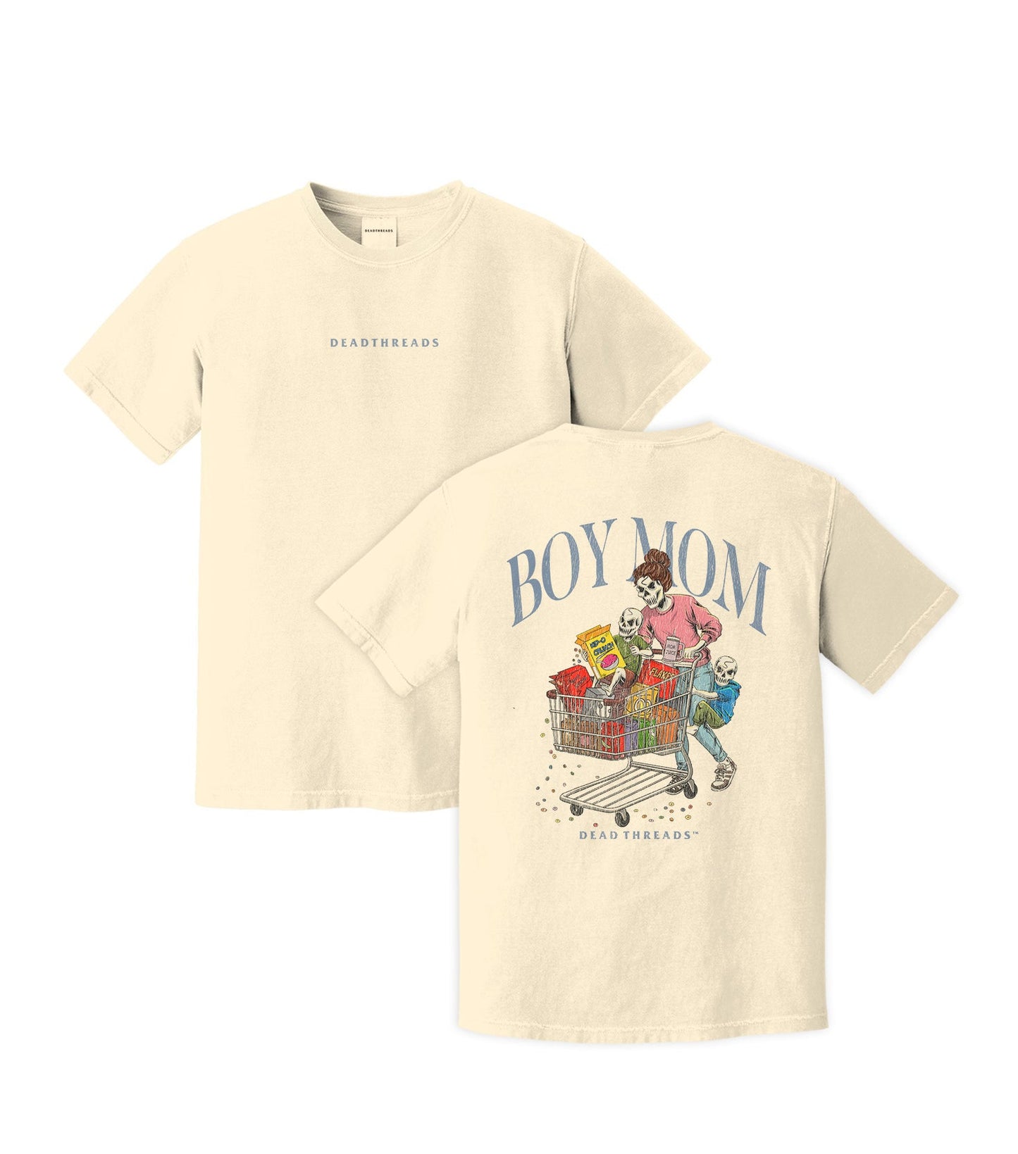 BOY MOM v2 - “DT ESSENTIAL" PREMIUM T-SHIRT – T-Shirt – Dead Threads Apparel