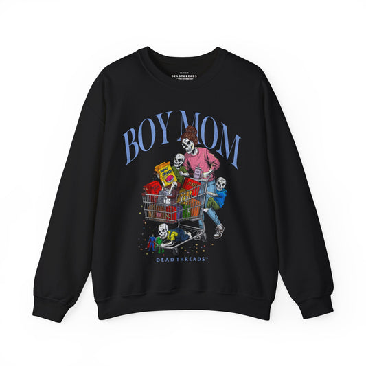 BOY MOM v3 - CREWNECK SWEATSHIRT – Sweatshirt – Dead Threads Apparel