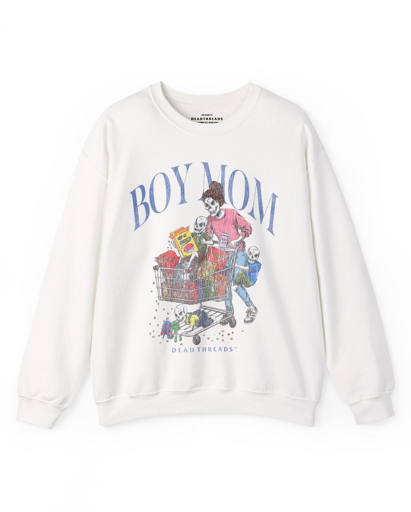 BOY MOM v3 - CREWNECK SWEATSHIRT – Sweatshirt – Dead Threads Apparel