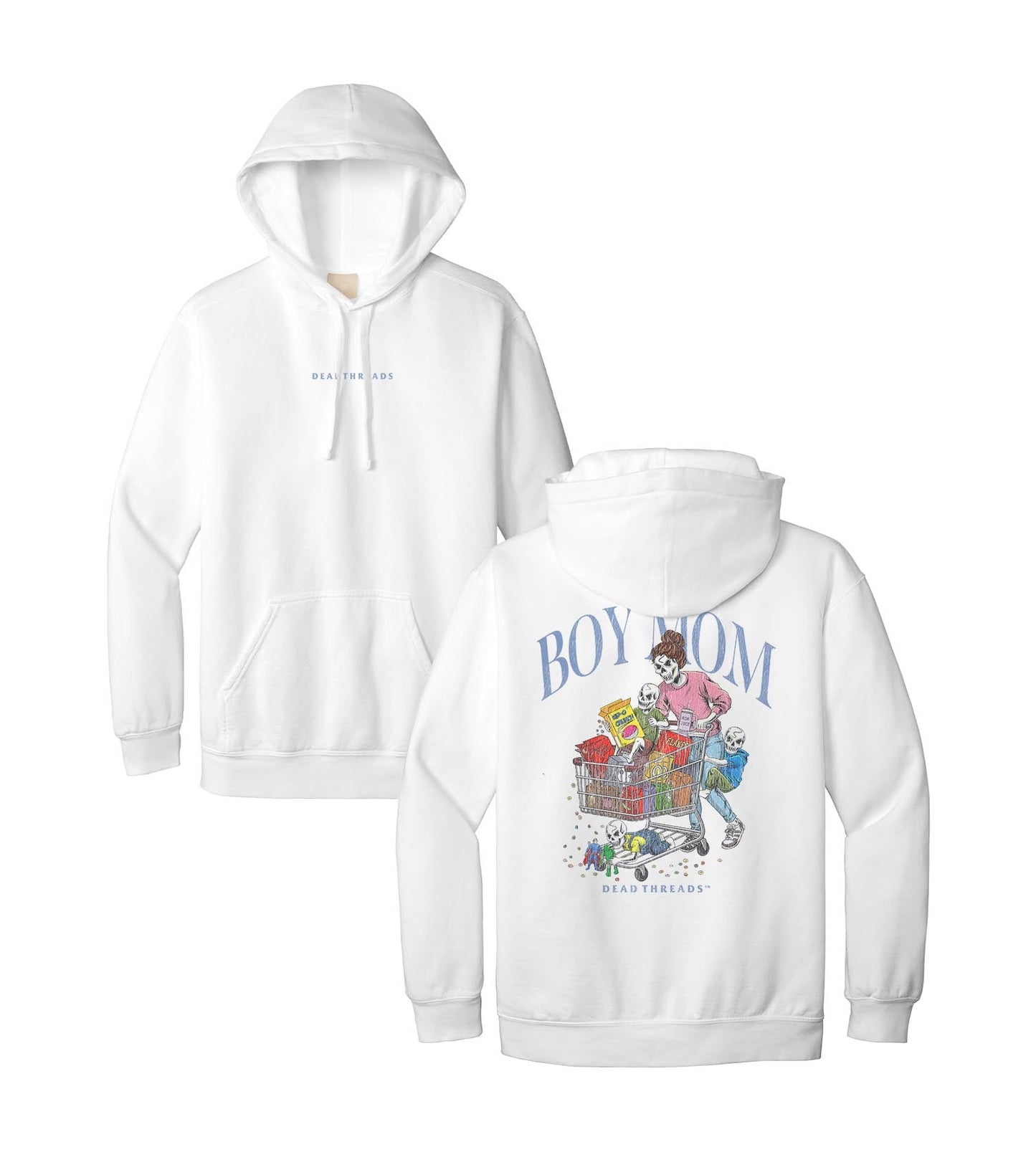 BOY MOM v3 - “DT ESSENTIAL" HOODIE – Hoodie – Dead Threads Apparel