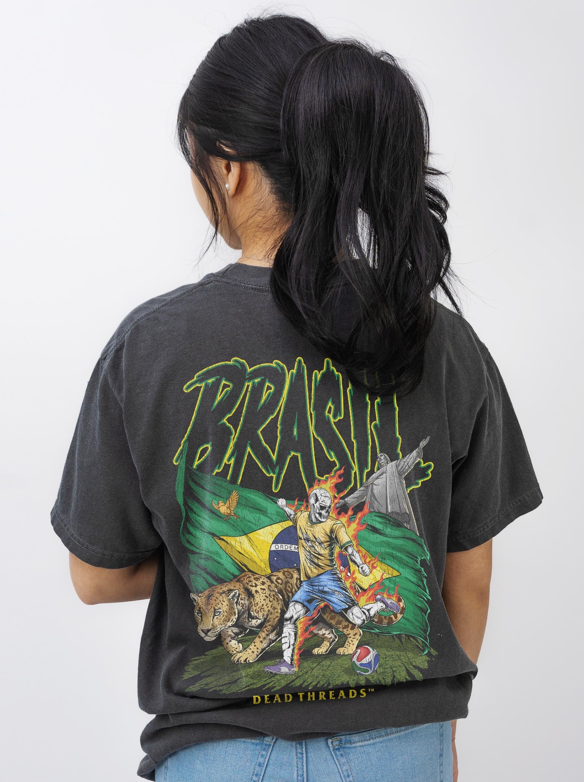 BRASIL SOCCER - “DT ESSENTIAL" PREMIUM T-SHIRT – T-Shirt – Dead Threads Apparel