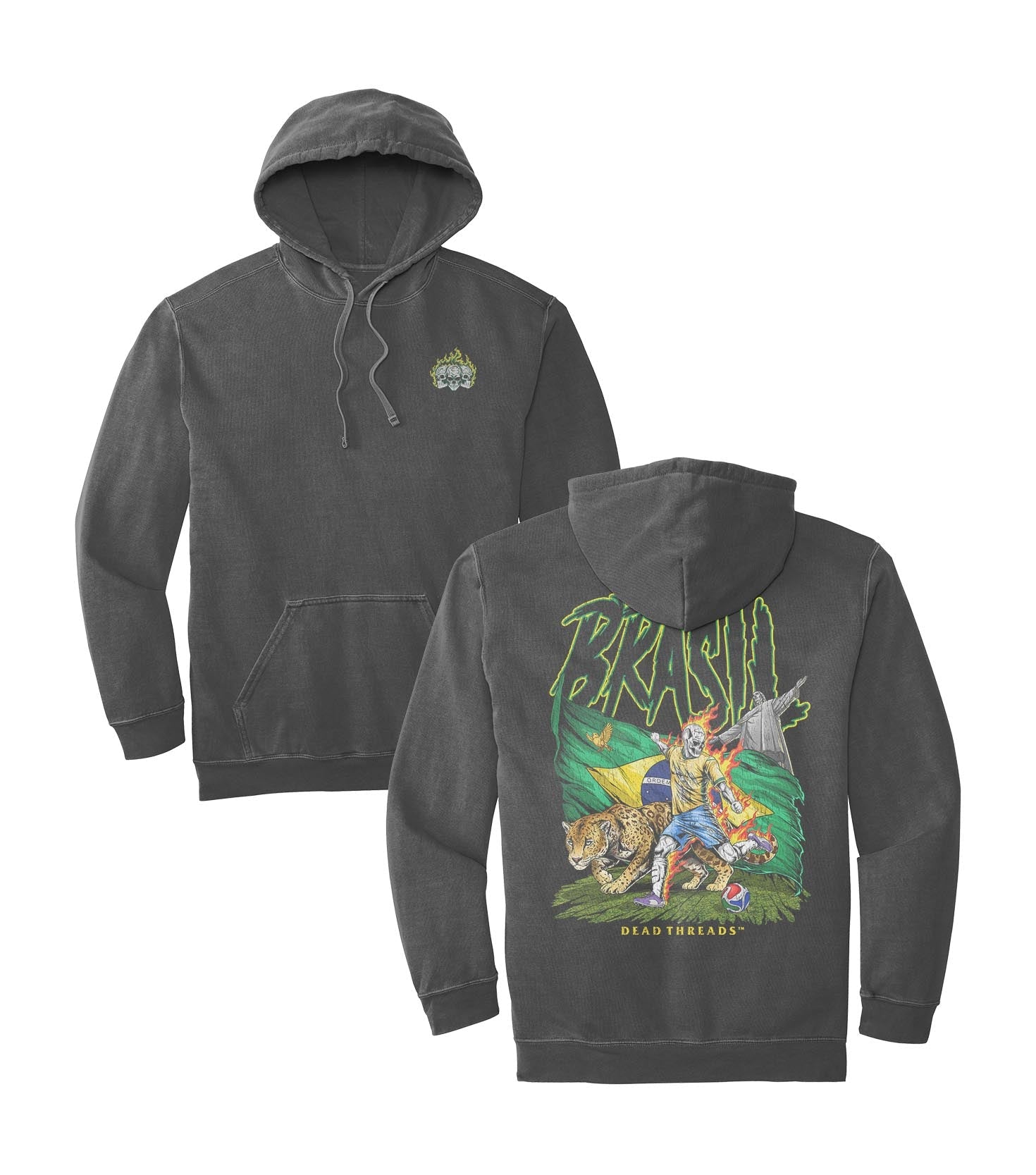 BRASIL SOCCER - HOODIE – Hoodie – Dead Threads Apparel