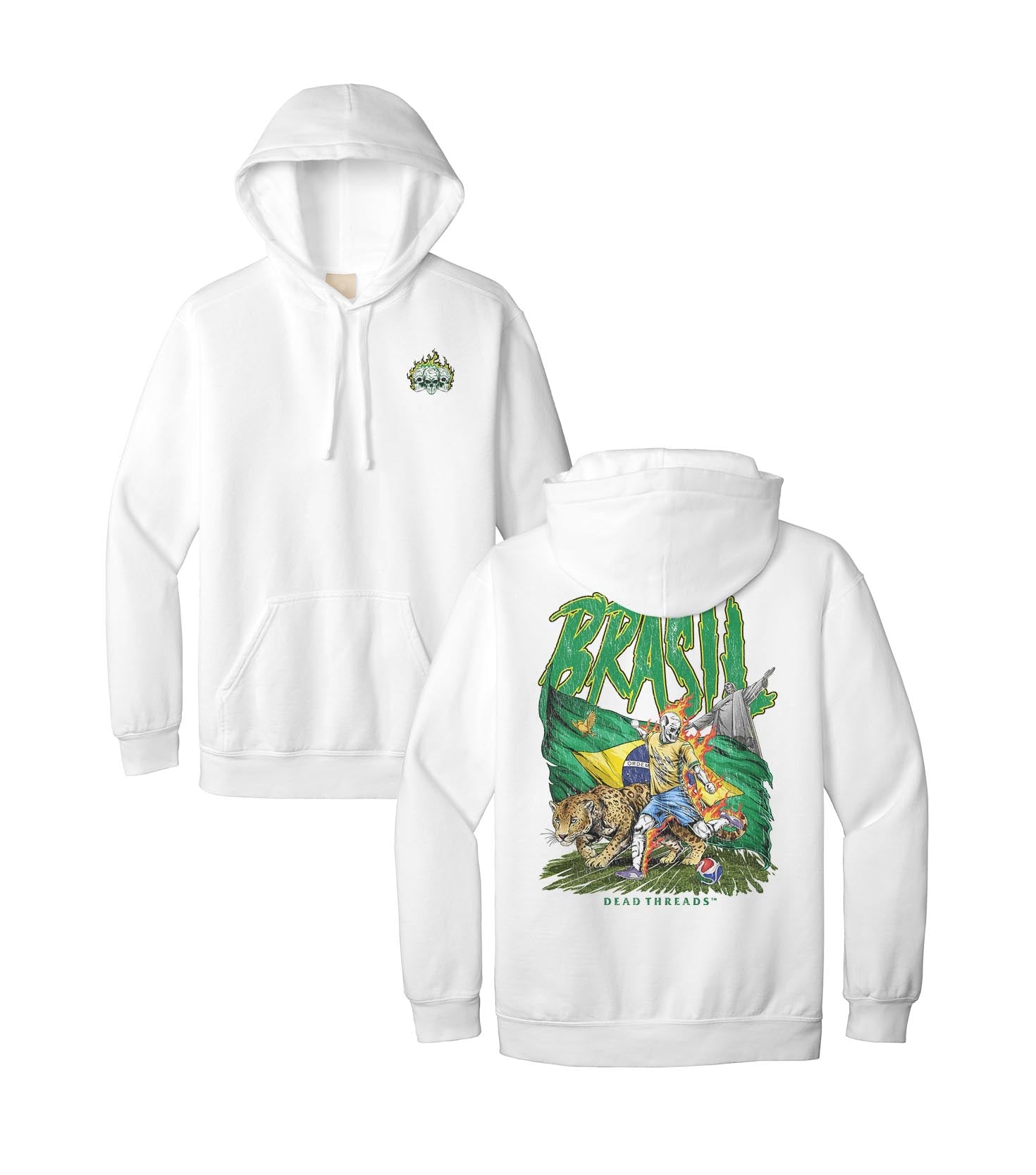 BRASIL SOCCER - HOODIE – Hoodie – Dead Threads Apparel