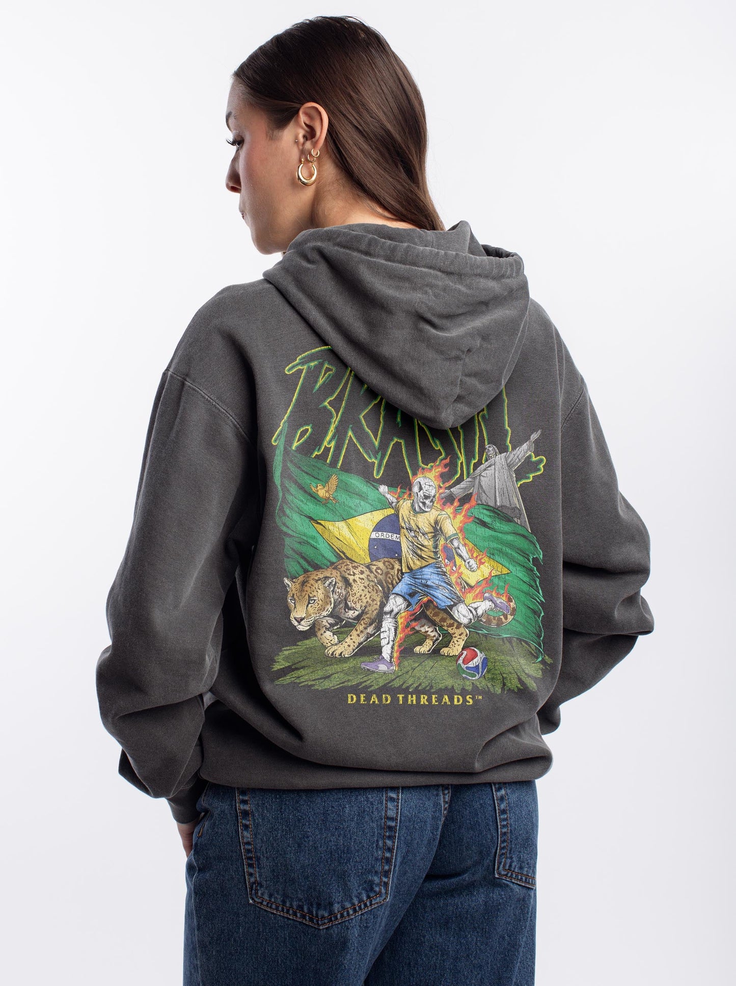 BRASIL SOCCER - HOODIE – Hoodie – Dead Threads Apparel