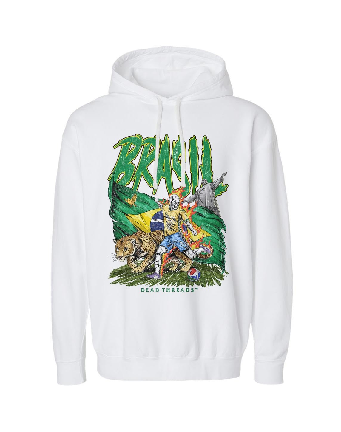 BRASIL SOCCER - LIGHTWEIGHT HOODIE – Lightweight – Dead Threads Apparel