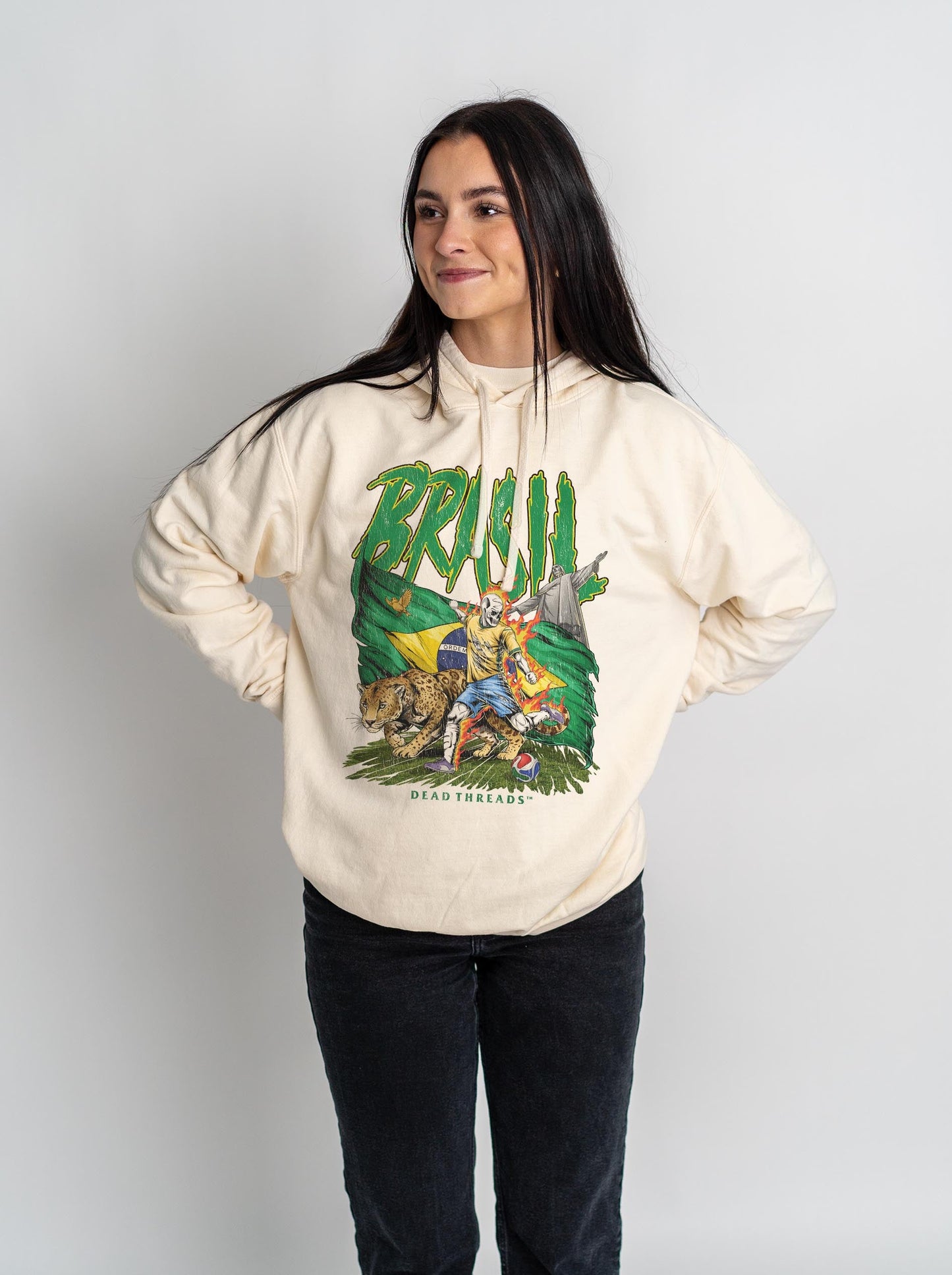 BRASIL SOCCER - LIGHTWEIGHT HOODIE – Lightweight – Dead Threads Apparel