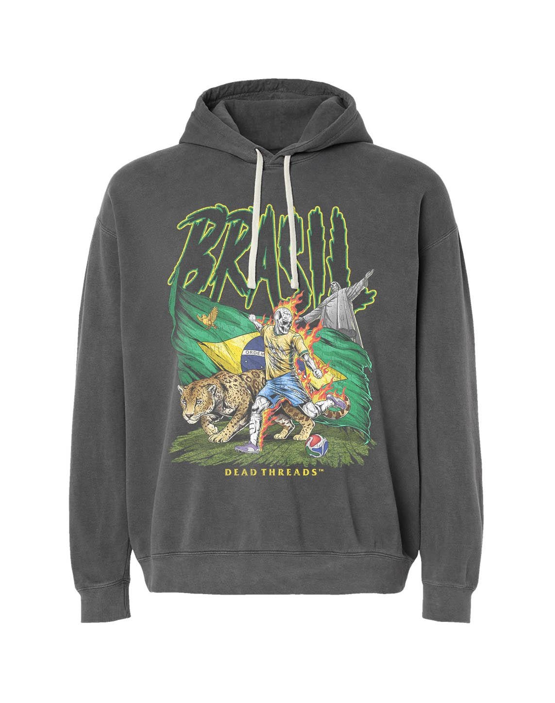 BRASIL SOCCER - LIGHTWEIGHT HOODIE – Lightweight – Dead Threads Apparel