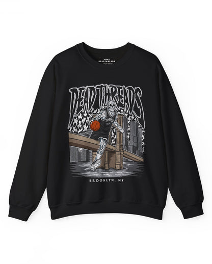 BROOKLYN BASKETBALL - CREWNECK SWEATSHIRT – Sweatshirt – Dead Threads Apparel