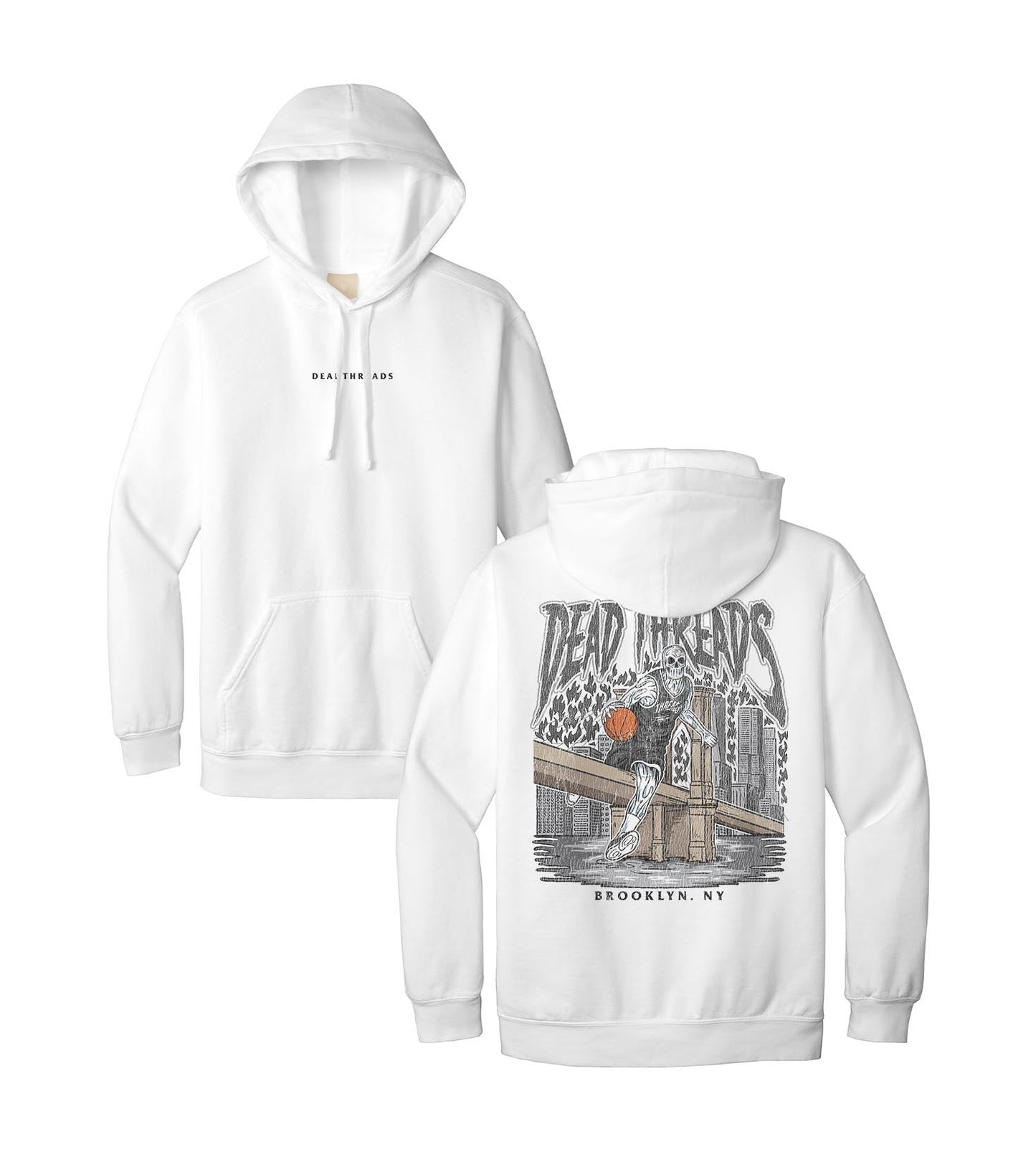 BROOKLYN BASKETBALL - “DT ESSENTIAL" HOODIE – Hoodie – Dead Threads Apparel