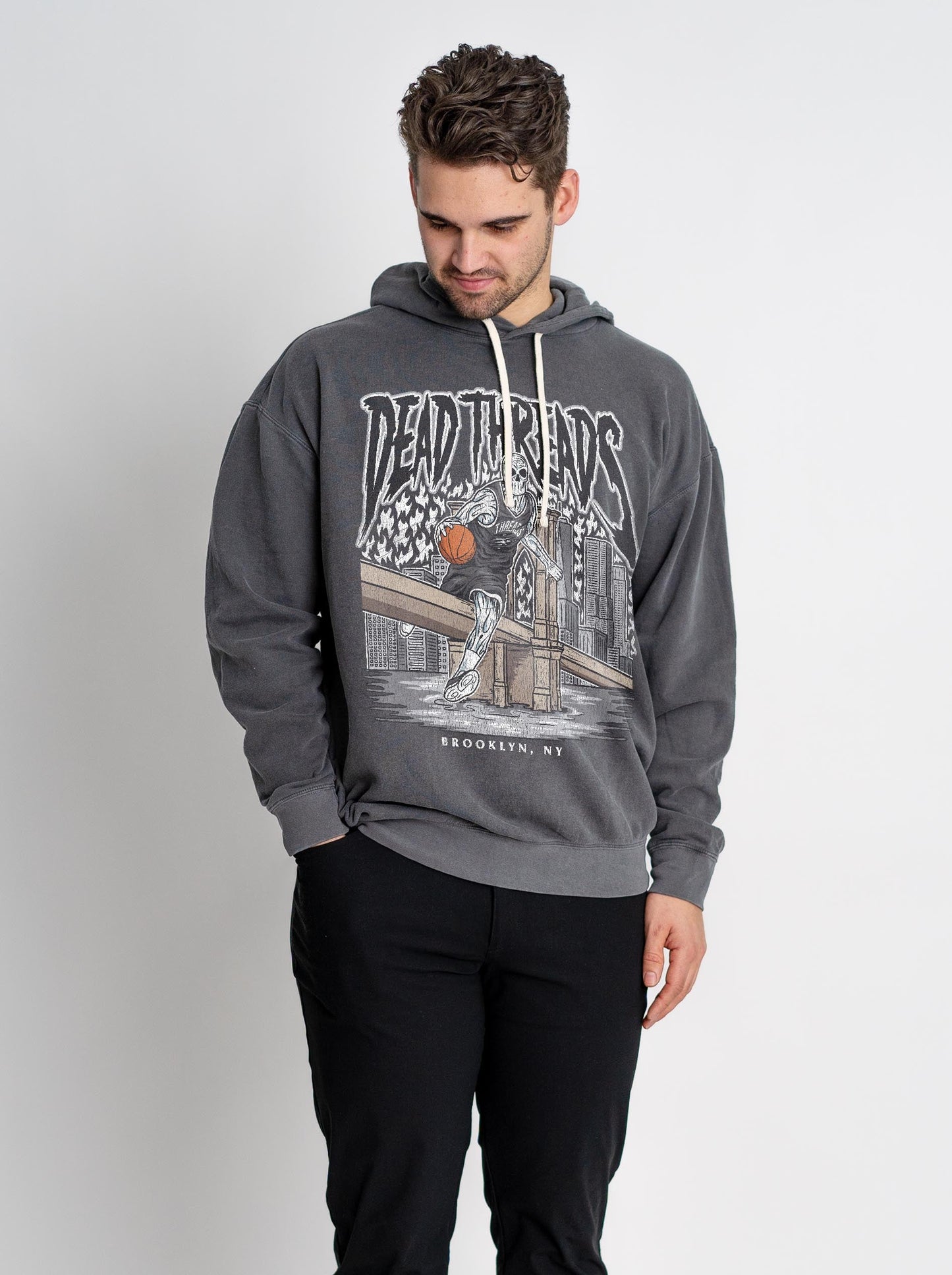 BROOKLYN BASKETBALL - LIGHTWEIGHT HOODIE – Lightweight – Dead Threads Apparel