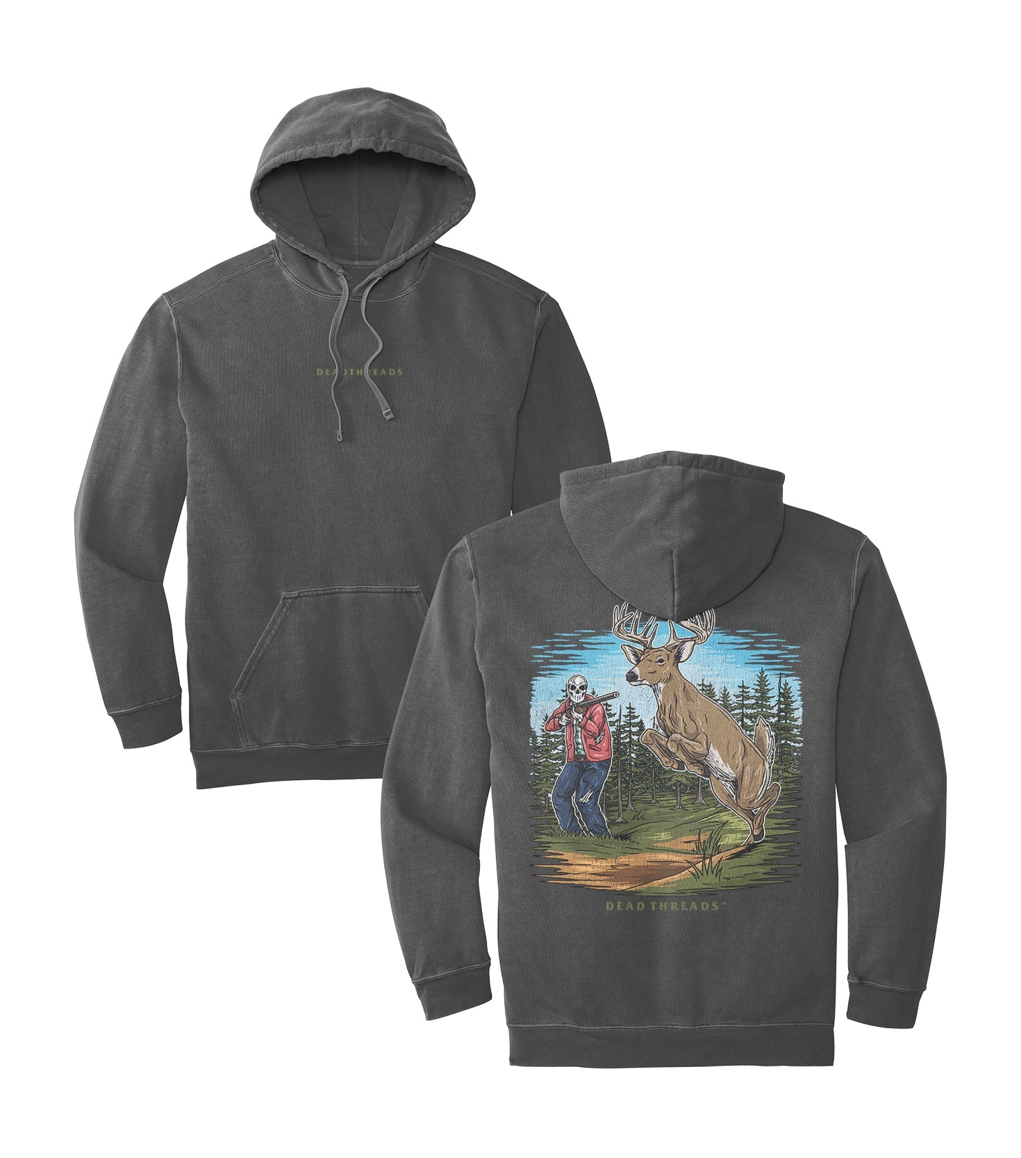 BUCK STOPS HERE - “DT ESSENTIAL" HOODIE – Hoodie – Dead Threads Apparel
