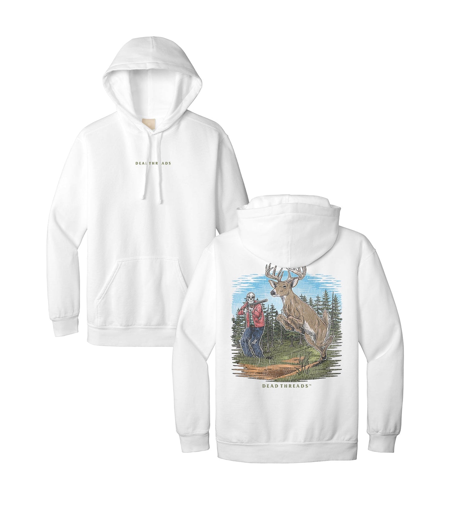 BUCK STOPS HERE - “DT ESSENTIAL" HOODIE – Hoodie – Dead Threads Apparel