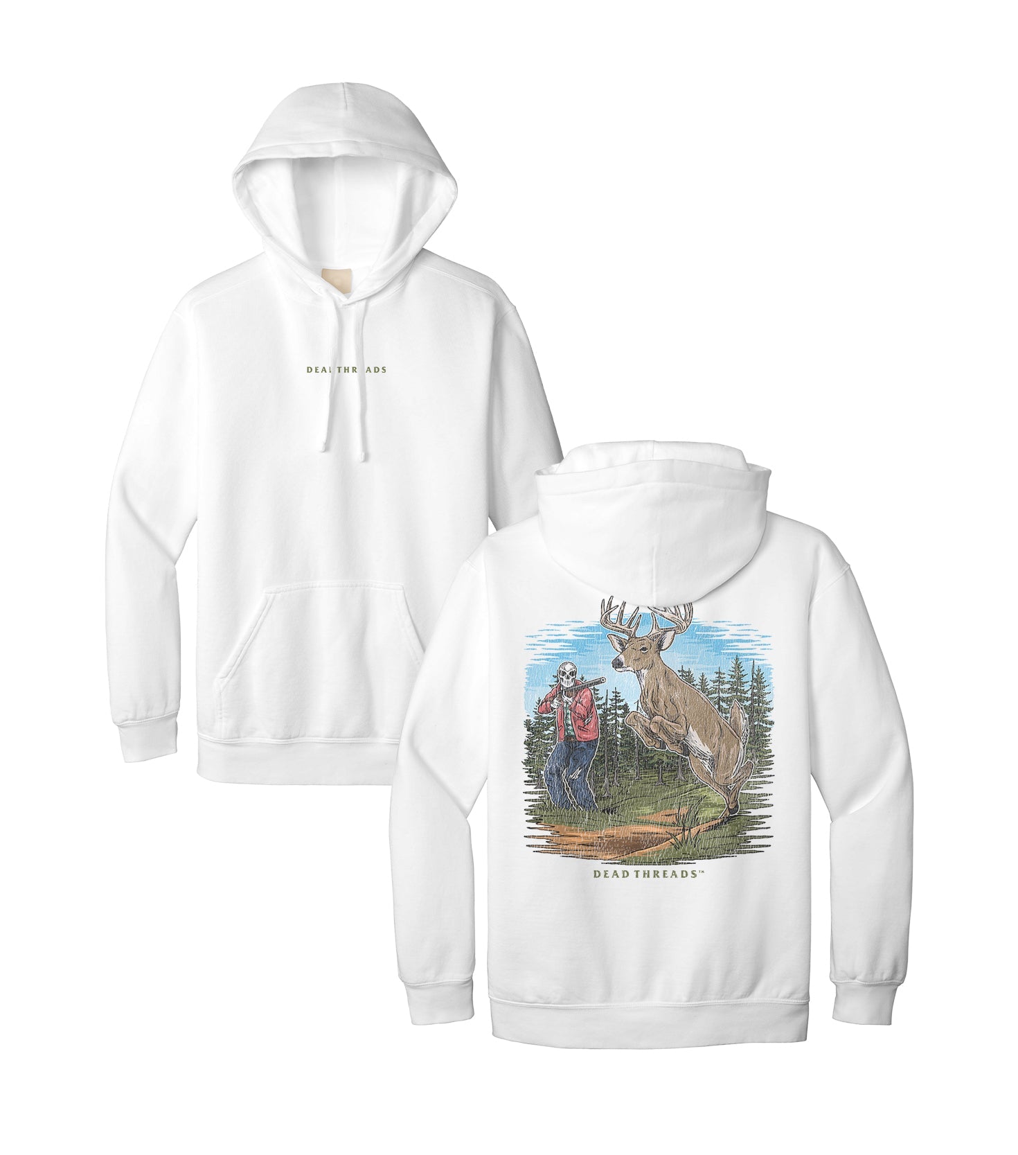 BUCK STOPS HERE - “DT ESSENTIAL" HOODIE – Hoodie – Dead Threads Apparel