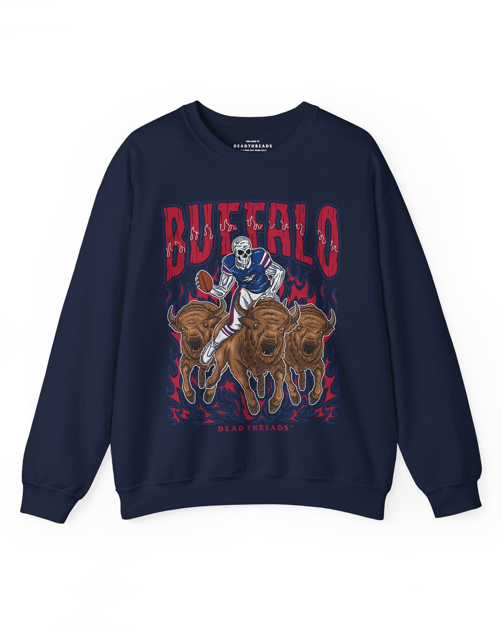 BUFFALO FOOTBALL v1 CREWNECK SWEATSHIRT – Sweatshirt – Dead Threads Apparel