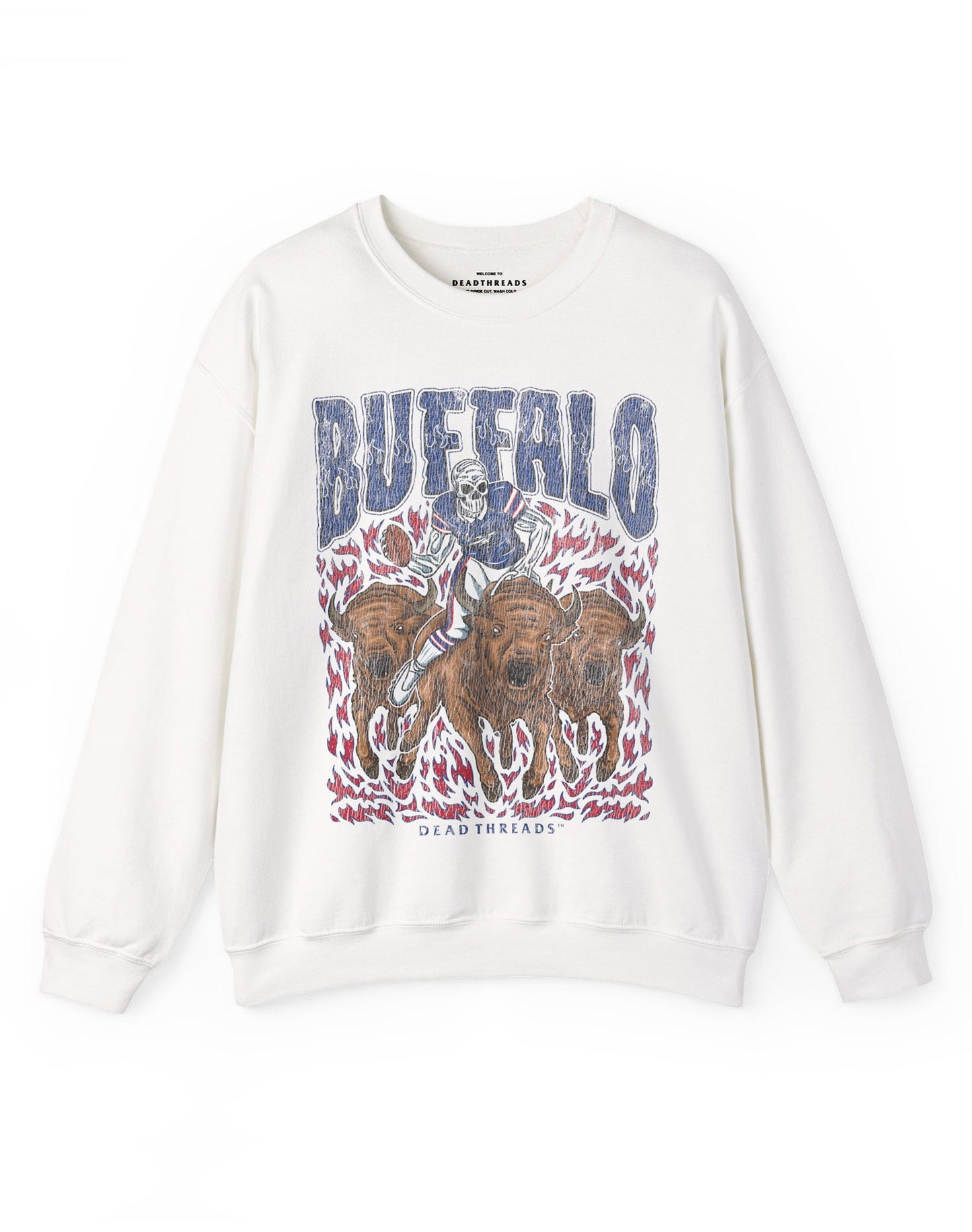 BUFFALO FOOTBALL v1 CREWNECK SWEATSHIRT – Sweatshirt – Dead Threads Apparel