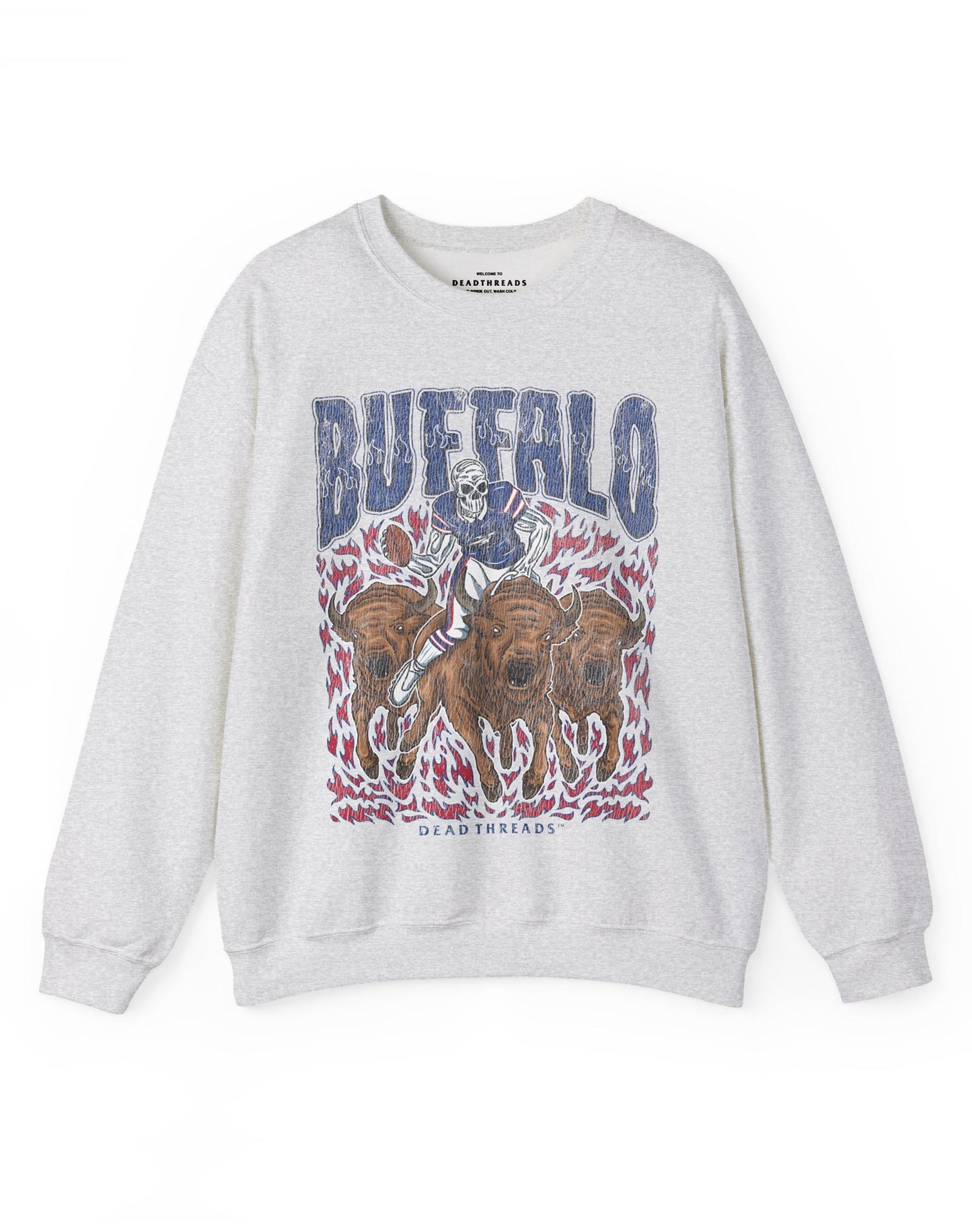 BUFFALO FOOTBALL v1 CREWNECK SWEATSHIRT – Sweatshirt – Dead Threads Apparel