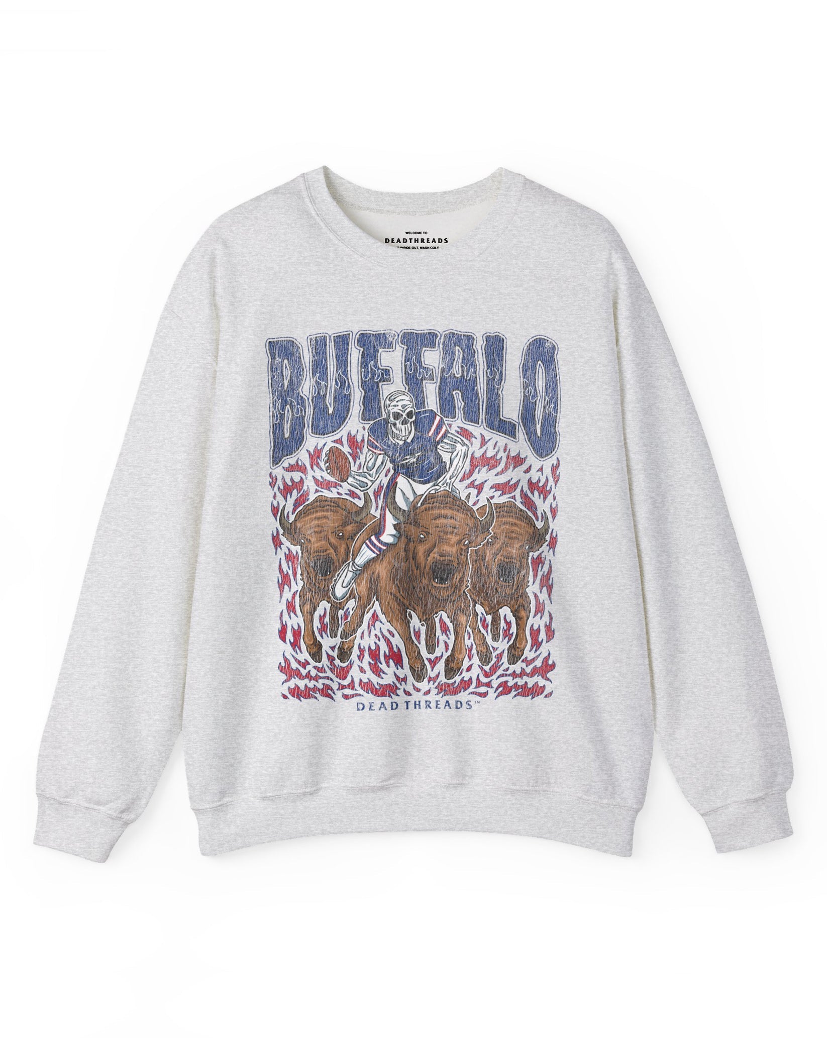 BUFFALO FOOTBALL v1 CREWNECK SWEATSHIRT – Sweatshirt – Dead Threads Apparel