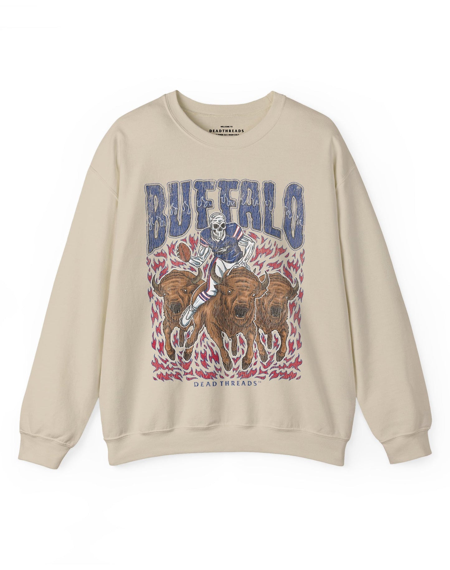 BUFFALO FOOTBALL v1 CREWNECK SWEATSHIRT – Sweatshirt – Dead Threads Apparel