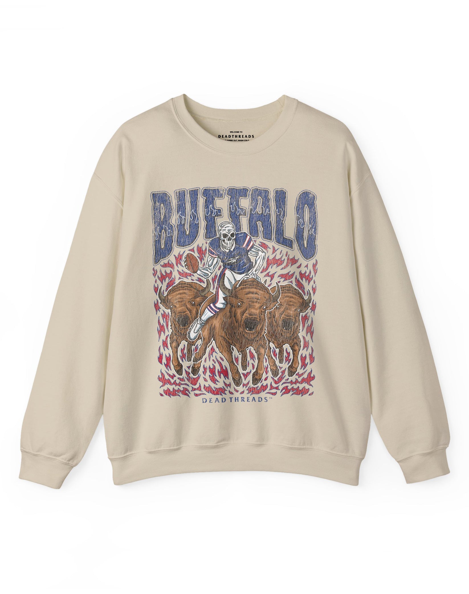 BUFFALO FOOTBALL v1 CREWNECK SWEATSHIRT – Sweatshirt – Dead Threads Apparel