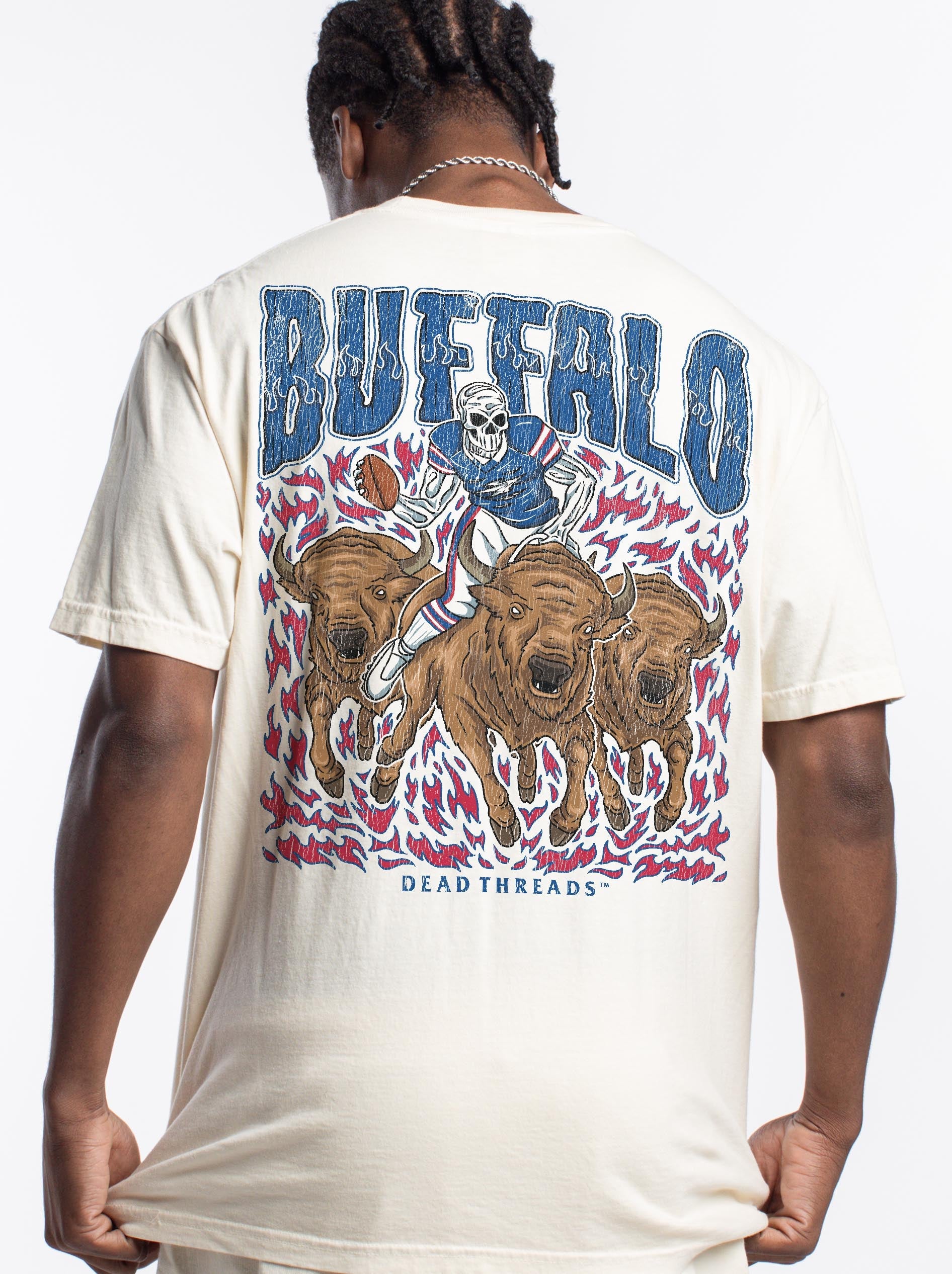 BUFFALO FOOTBALL v1 - “DT ESSENTIAL" PREMIUM T - SHIRT – T-Shirt – Dead Threads Apparel