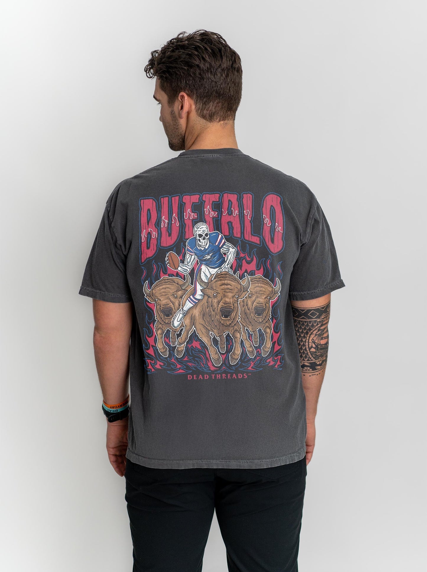BUFFALO FOOTBALL v1 - “DT ESSENTIAL" PREMIUM T - SHIRT – T-Shirt – Dead Threads Apparel