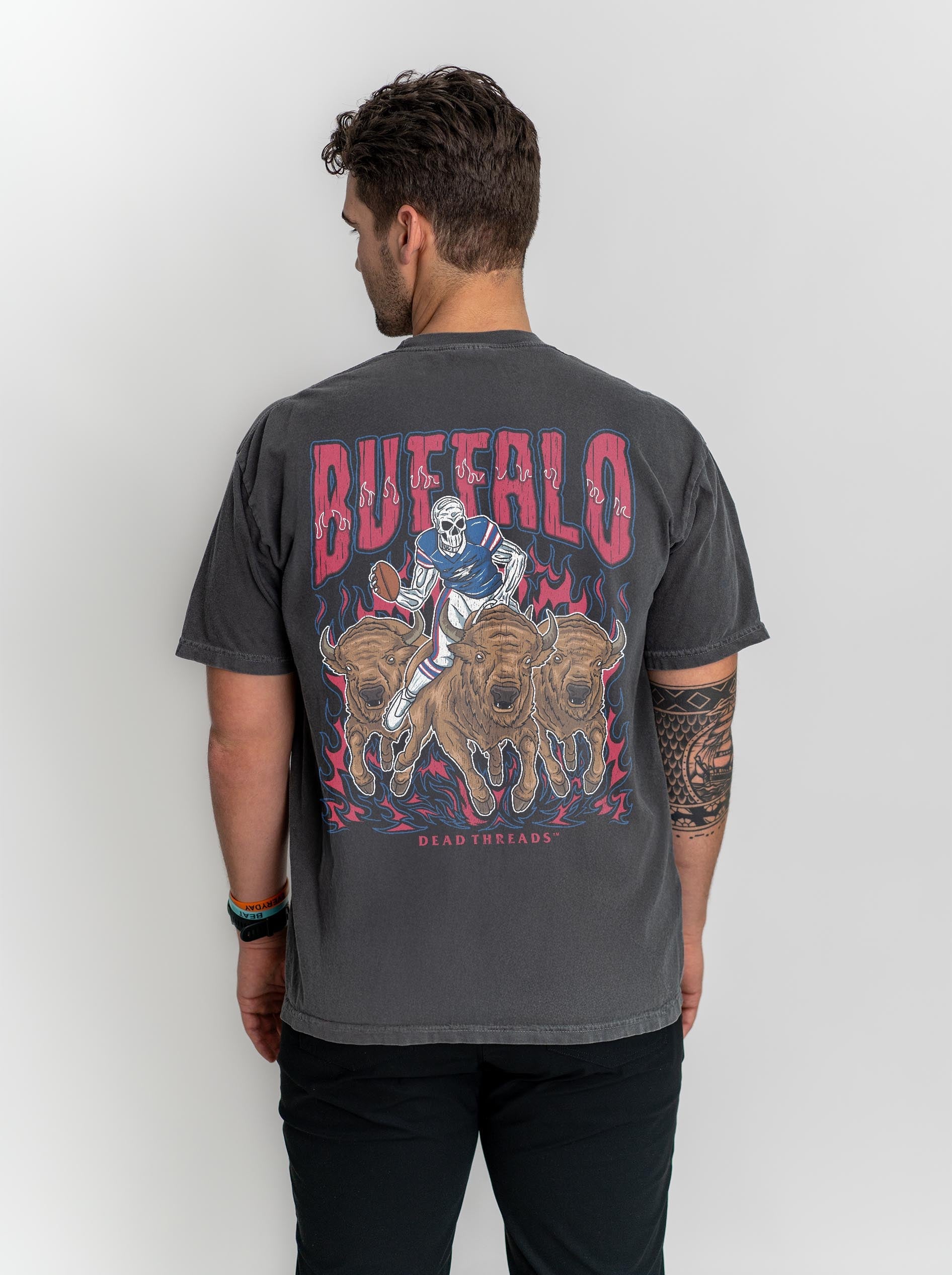 BUFFALO FOOTBALL v1 - “DT ESSENTIAL" PREMIUM T - SHIRT – T-Shirt – Dead Threads Apparel