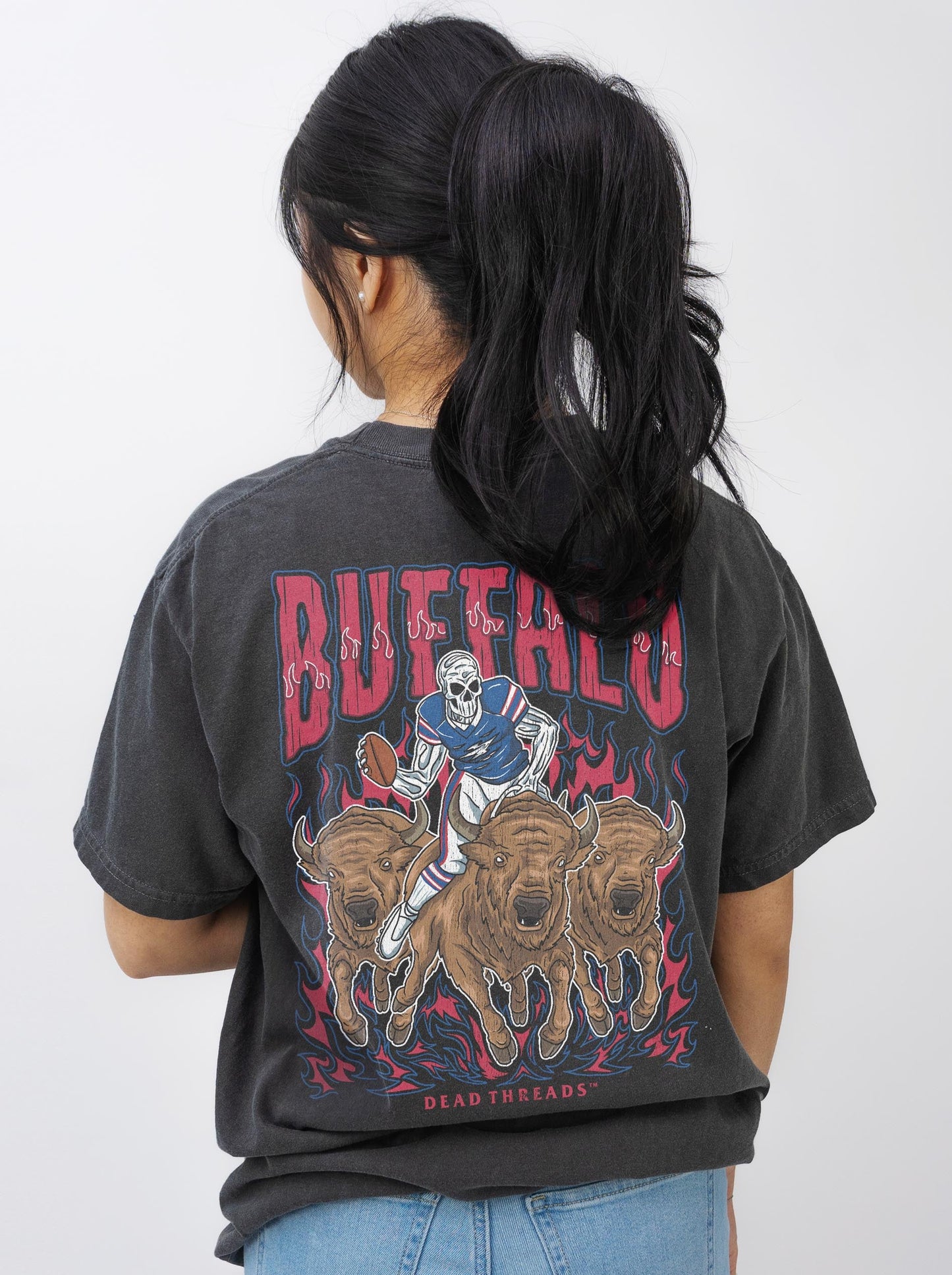 BUFFALO FOOTBALL v1 - “DT ESSENTIAL" PREMIUM T - SHIRT – T-Shirt – Dead Threads Apparel