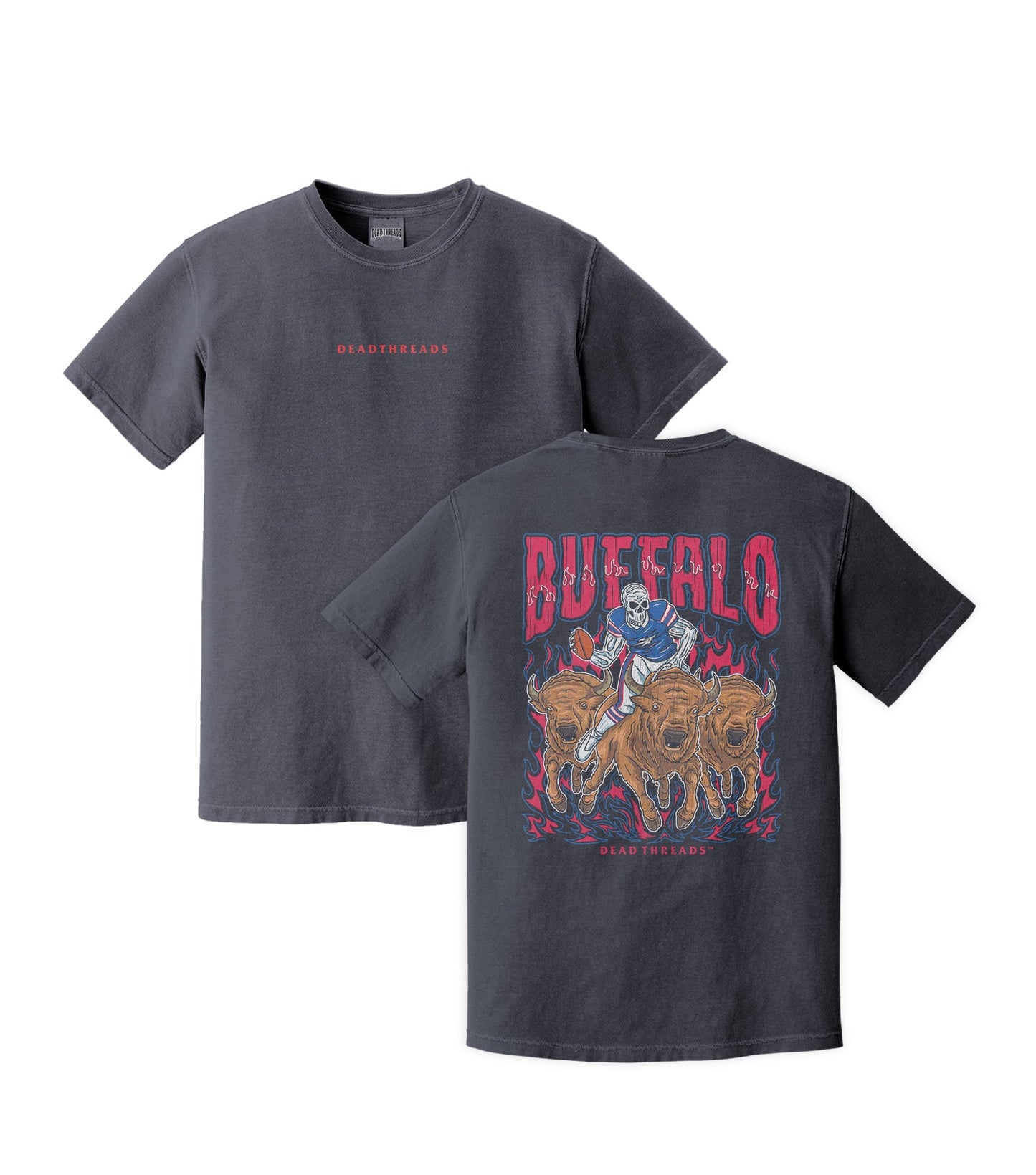 BUFFALO FOOTBALL v1 - “DT ESSENTIAL" PREMIUM T - SHIRT – T-Shirt – Dead Threads Apparel