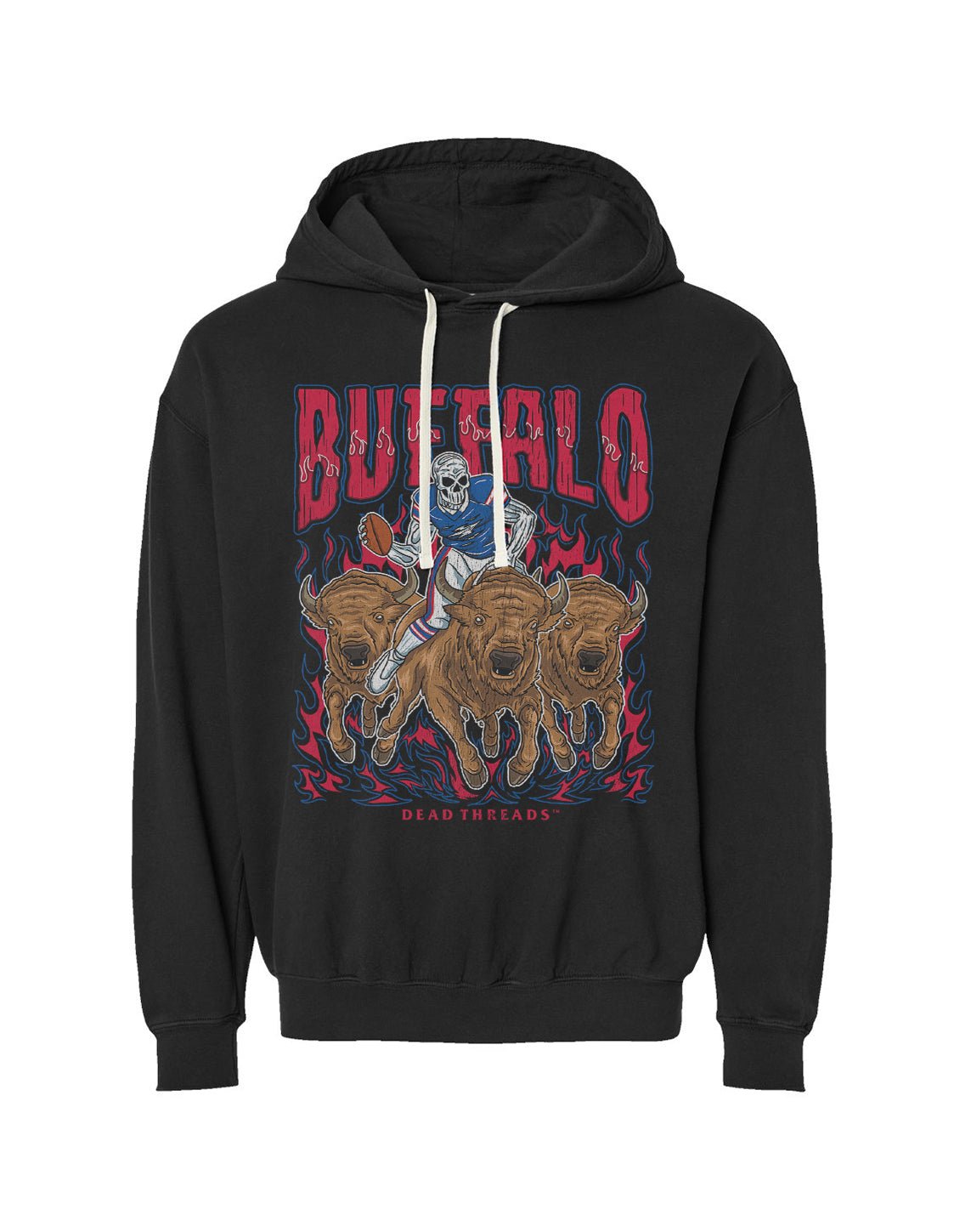 BUFFALO FOOTBALL v1 - LIGHTWEIGHT HOODIE – Lightweight – Dead Threads Apparel