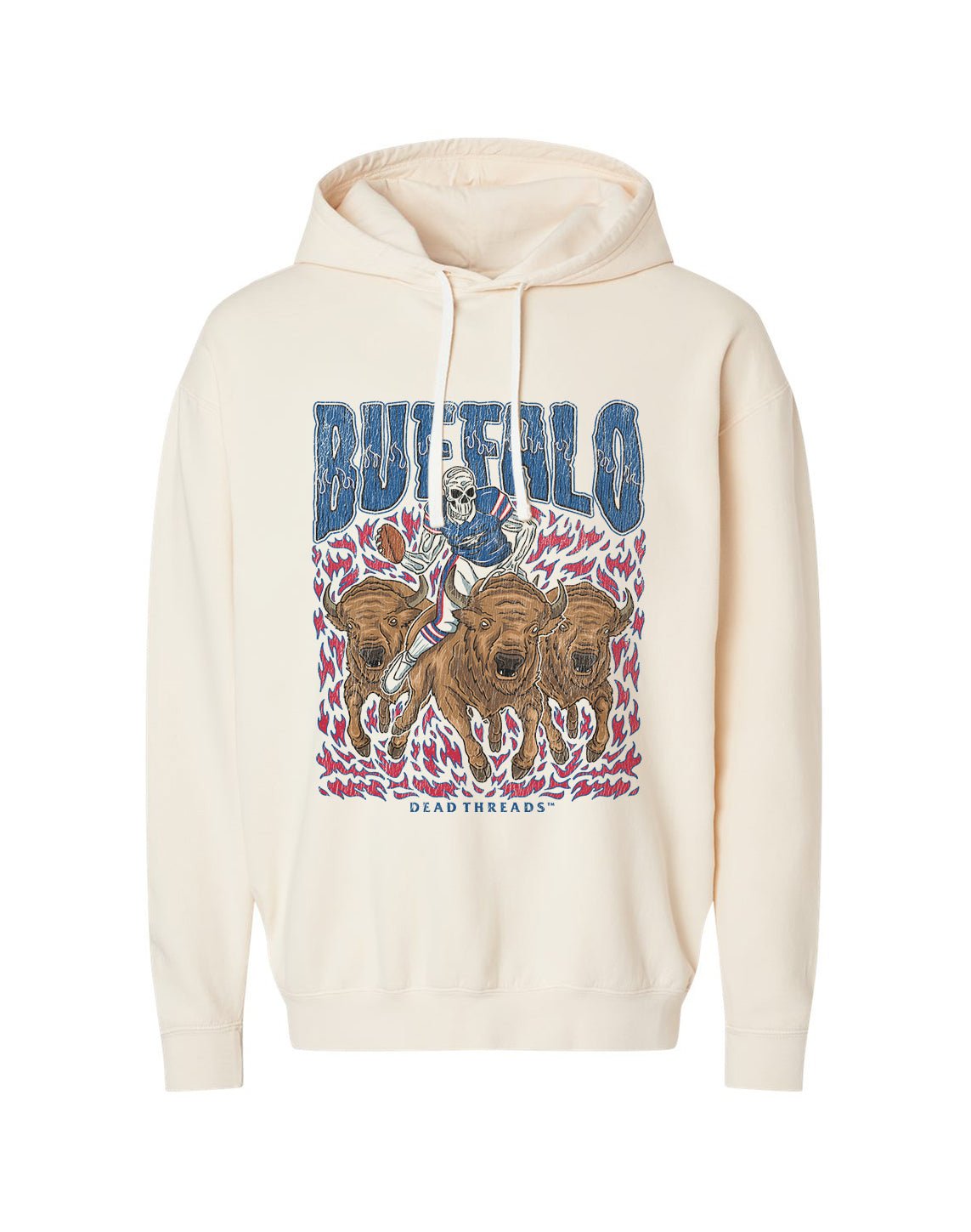 BUFFALO FOOTBALL v1 - LIGHTWEIGHT HOODIE – Lightweight – Dead Threads Apparel