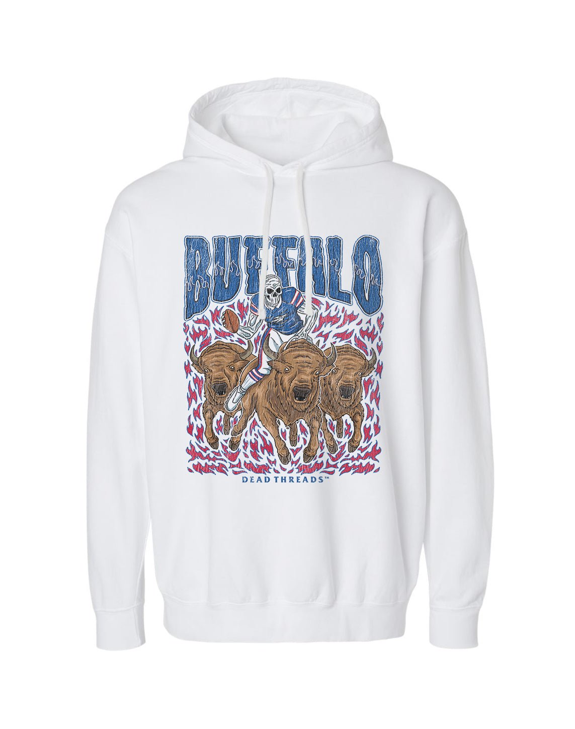 BUFFALO FOOTBALL v1 - LIGHTWEIGHT HOODIE – Lightweight – Dead Threads Apparel