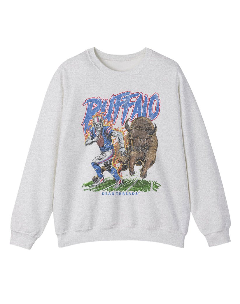 BUFFALO FOOTBALL v2 CREWNECK SWEATSHIRT – Sweatshirt – Dead Threads Apparel