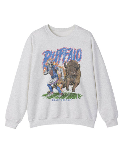 BUFFALO FOOTBALL v2 CREWNECK SWEATSHIRT – Sweatshirt – Dead Threads Apparel