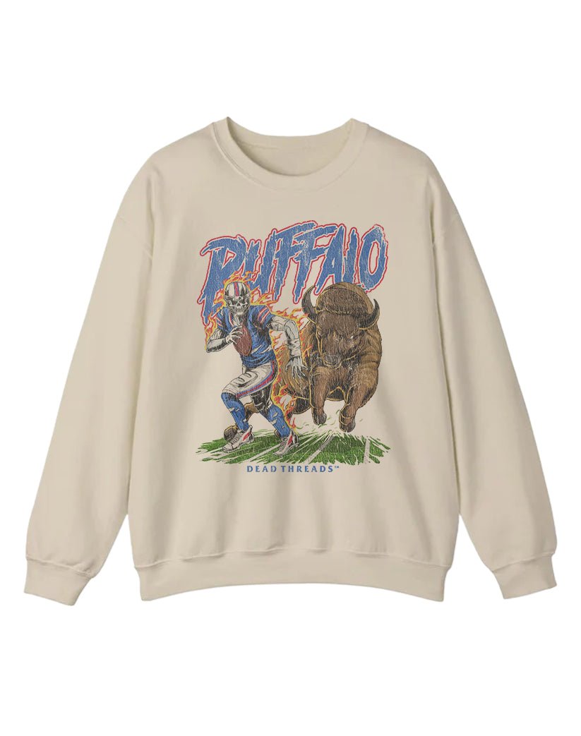 BUFFALO FOOTBALL v2 CREWNECK SWEATSHIRT – Sweatshirt – Dead Threads Apparel