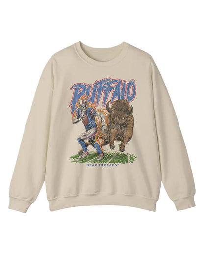BUFFALO FOOTBALL v2 CREWNECK SWEATSHIRT – Sweatshirt – Dead Threads Apparel