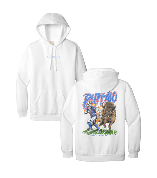 BUFFALO FOOTBALL v2 - “DT ESSENTIAL" HOODIE – Hoodie – Dead Threads Apparel