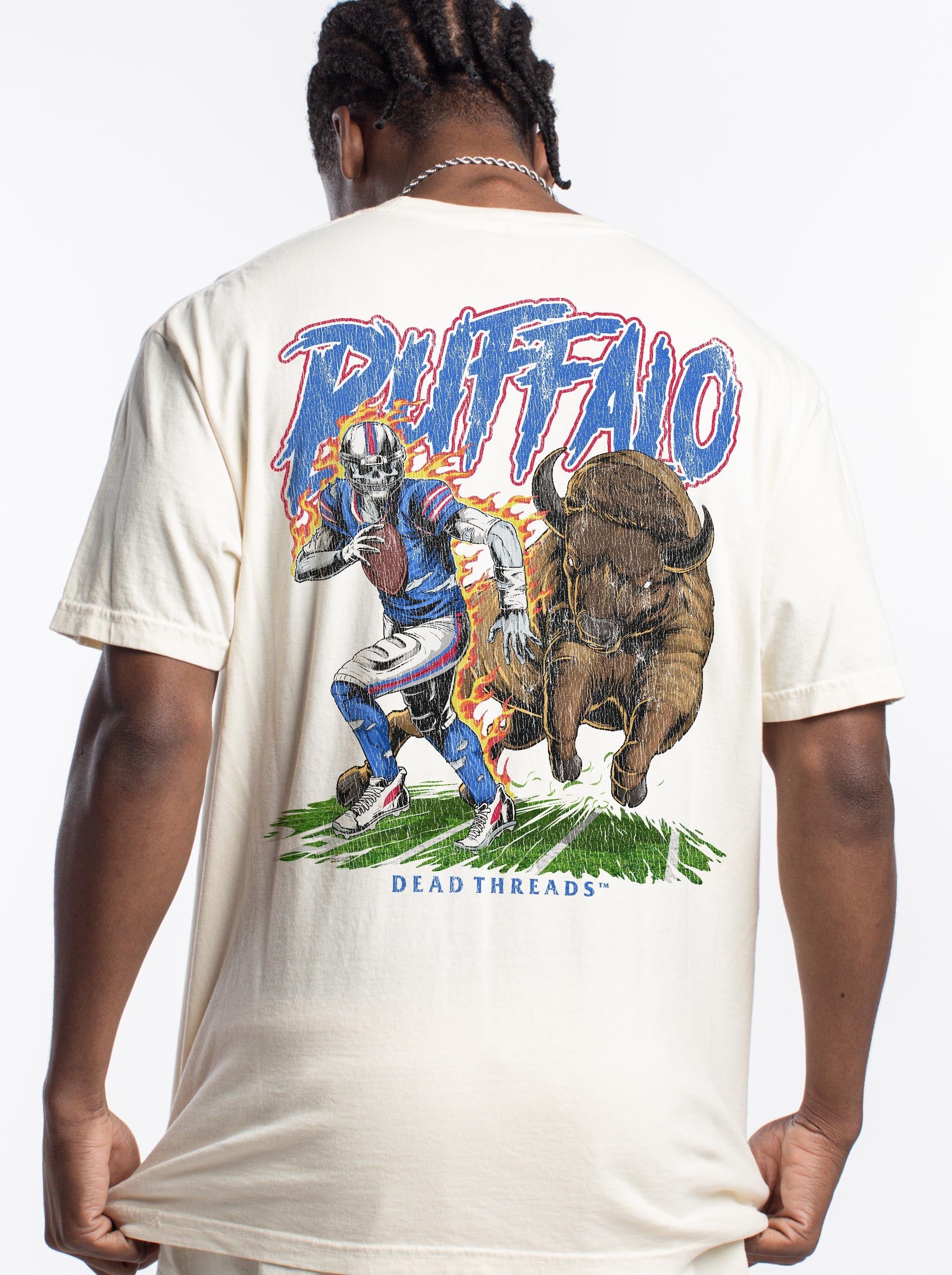 BUFFALO FOOTBALL v2 - “DT ESSENTIAL" PREMIUM T - SHIRT – T-Shirt – Dead Threads Apparel