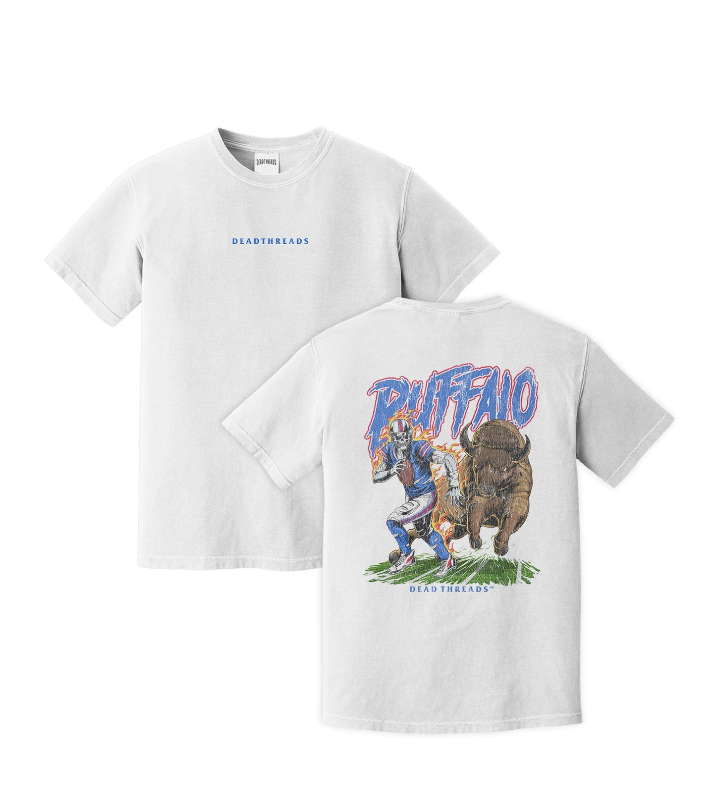 BUFFALO FOOTBALL v2 - “DT ESSENTIAL" PREMIUM T - SHIRT – T-Shirt – Dead Threads Apparel