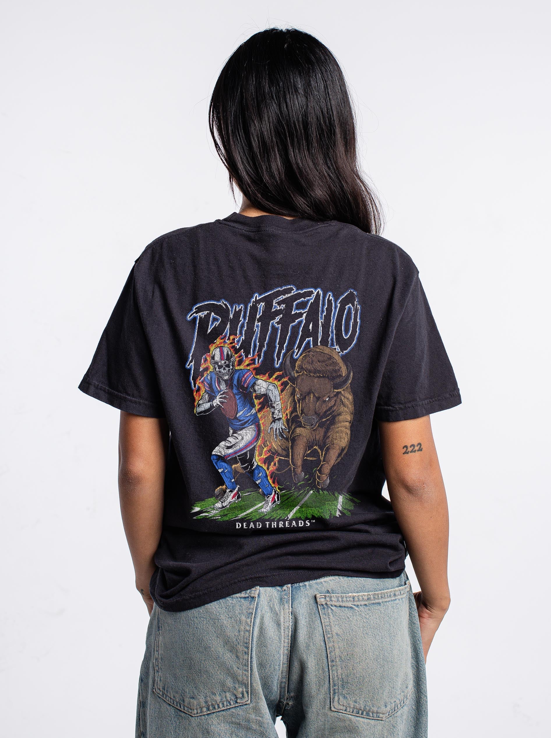BUFFALO FOOTBALL v2 - “DT ESSENTIAL" PREMIUM T - SHIRT – T-Shirt – Dead Threads Apparel
