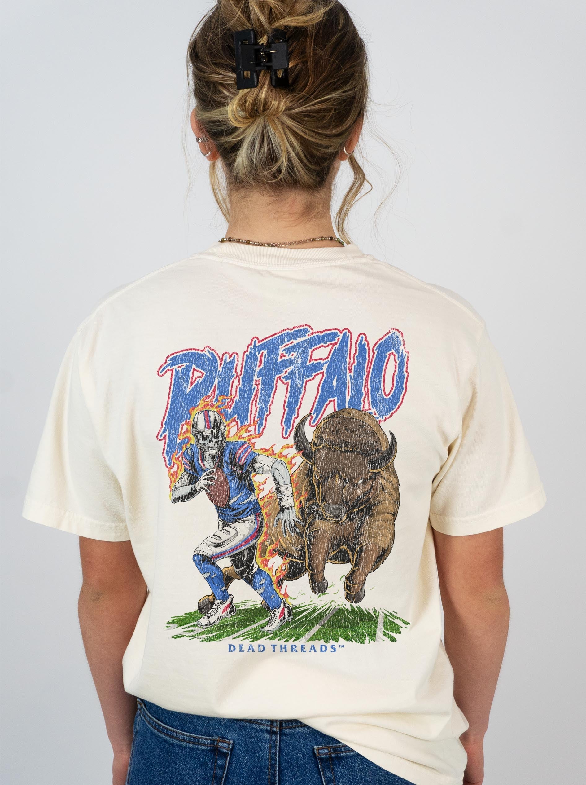 BUFFALO FOOTBALL v2 - “DT ESSENTIAL" PREMIUM T - SHIRT – T-Shirt – Dead Threads Apparel