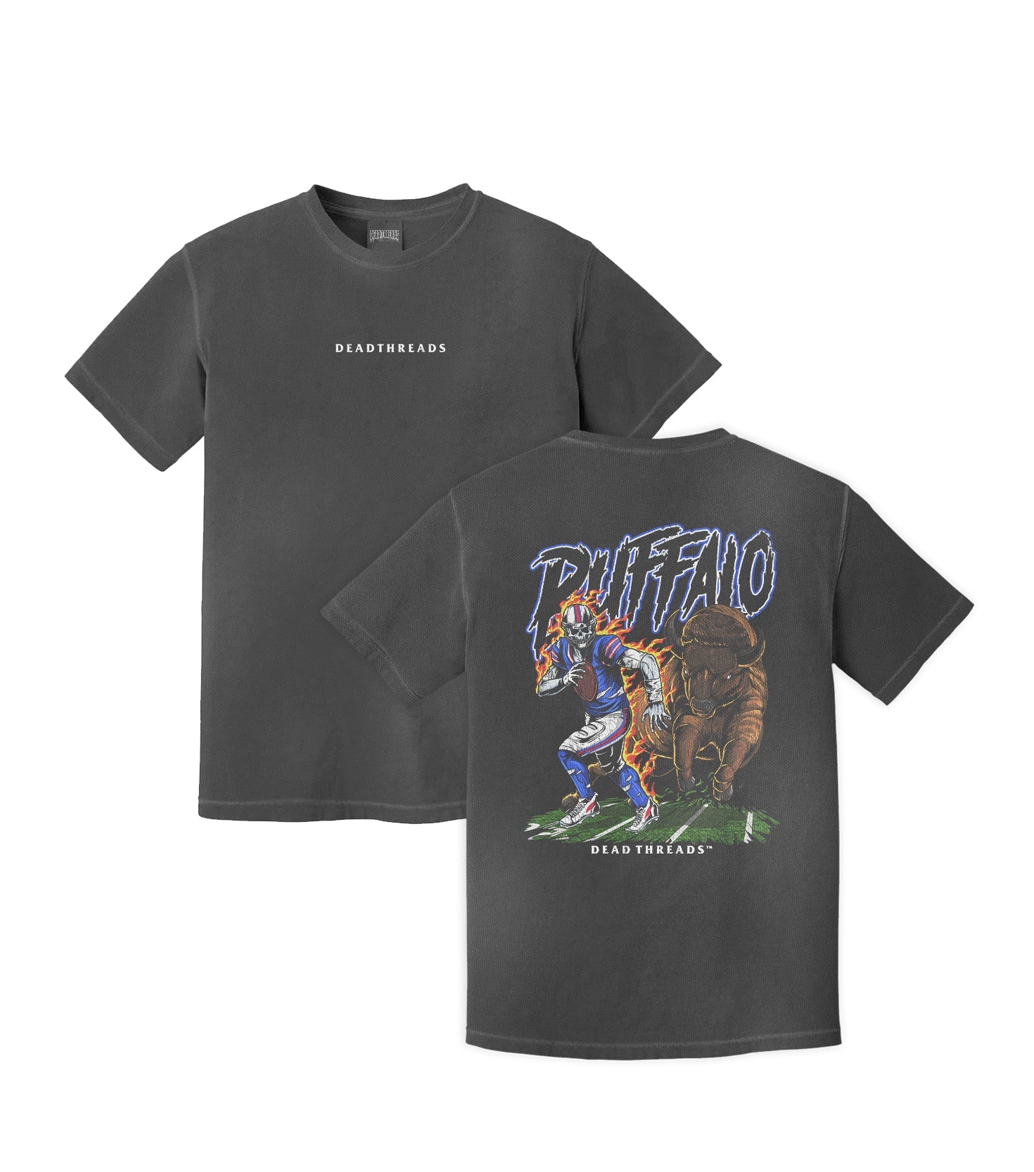 BUFFALO FOOTBALL v2 - “DT ESSENTIAL" PREMIUM T - SHIRT – T-Shirt – Dead Threads Apparel