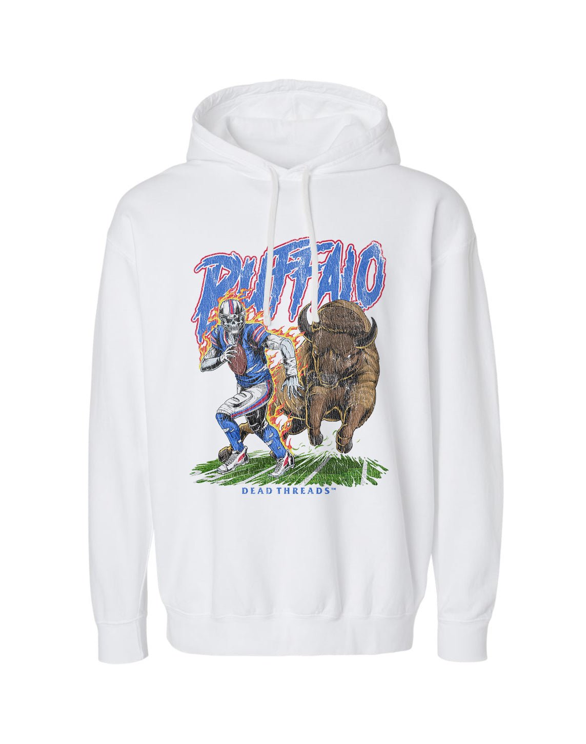 BUFFALO FOOTBALL v2 - LIGHTWEIGHT HOODIE – Lightweight – Dead Threads Apparel